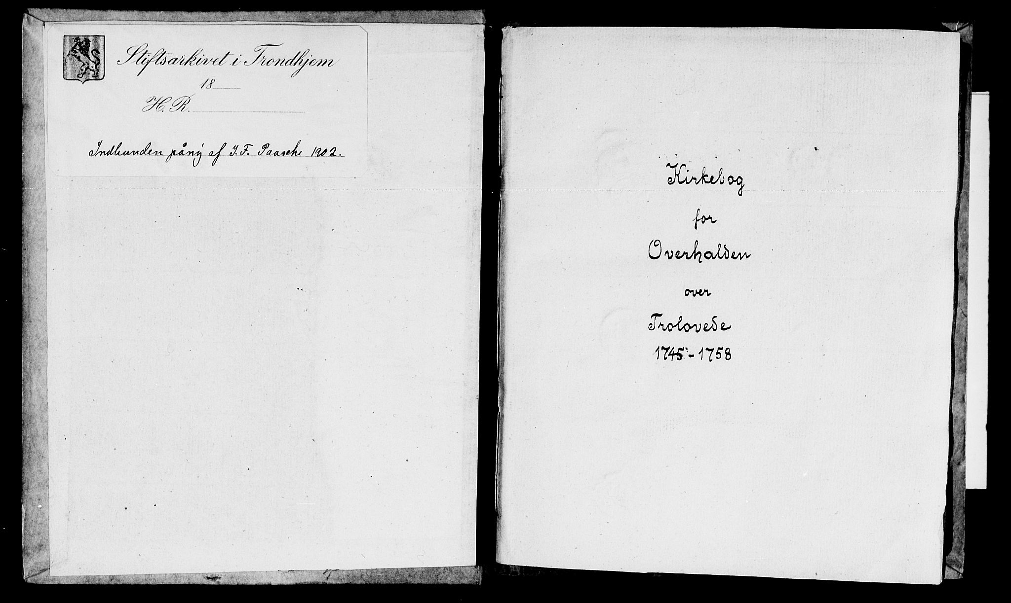 Ministerialprotokoller, klokkerbøker og fødselsregistre - Nord-Trøndelag, SAT/A-1458/764/L0541: Parish register (official) no. 764A01, 1745-1758