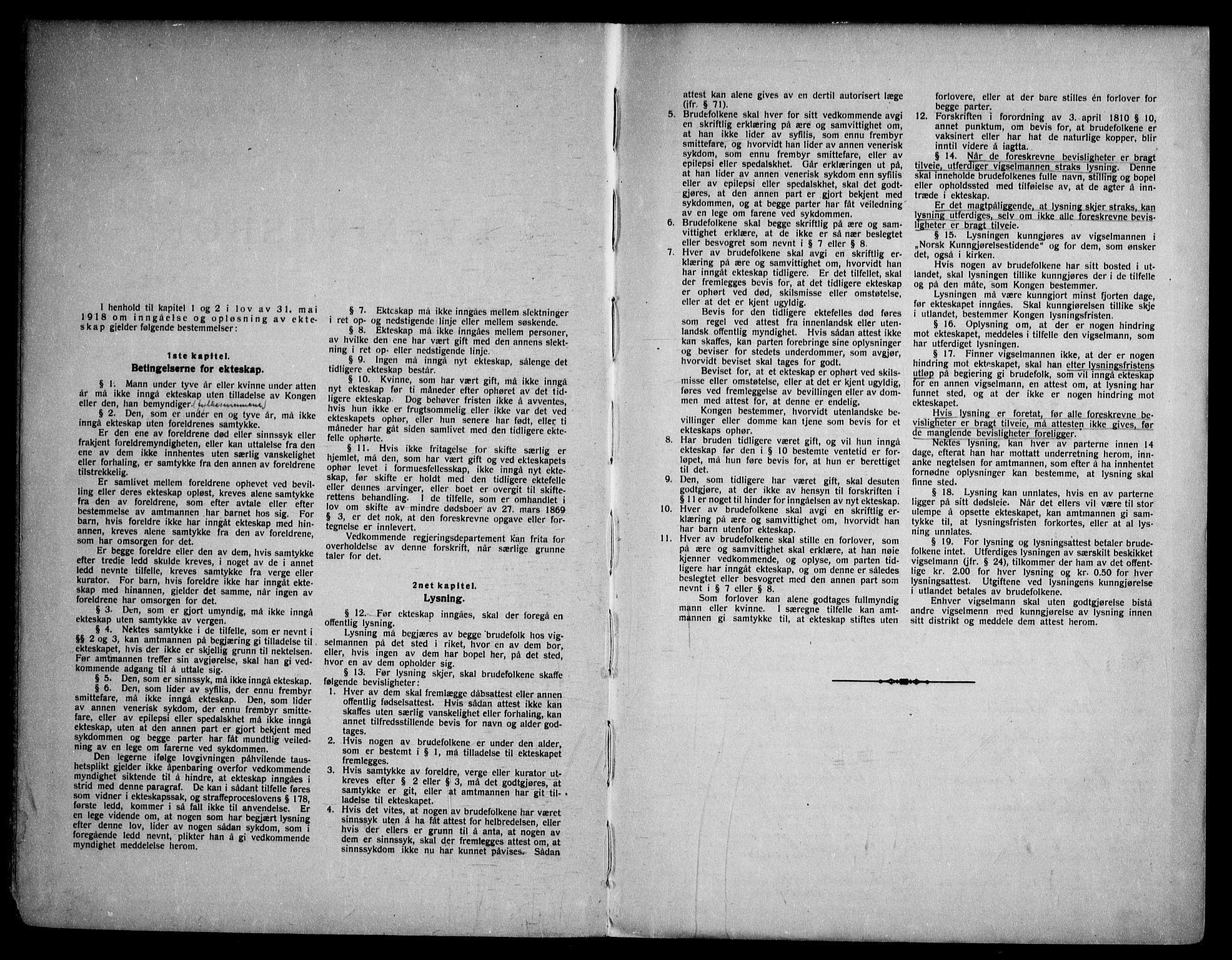 Stokke kirkebøker, SAKO/A-320/H/Ha/L0003: Banns register no. 3, 1919-1958