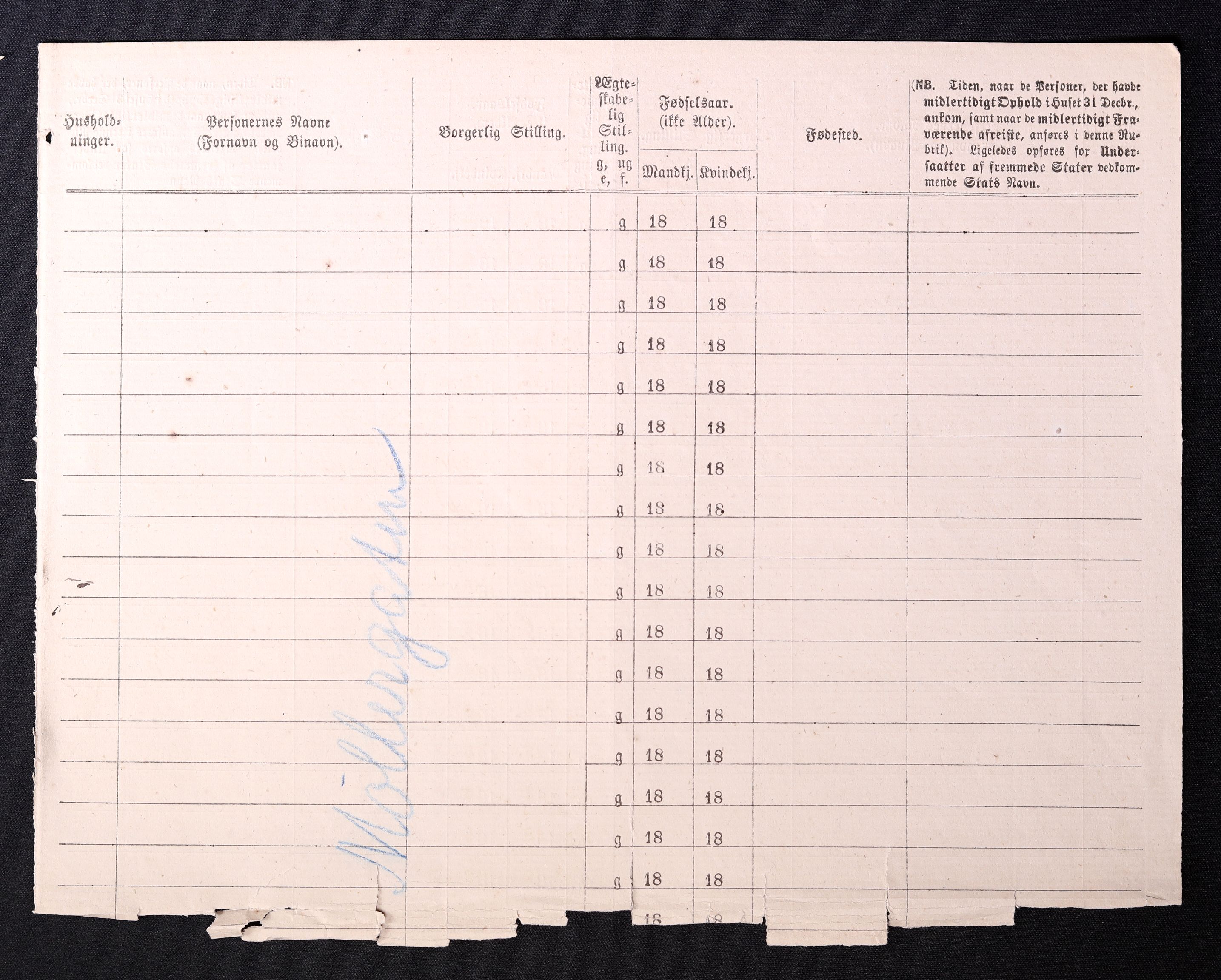 RA, 1870 census for 0301 Kristiania, 1870, p. 2372