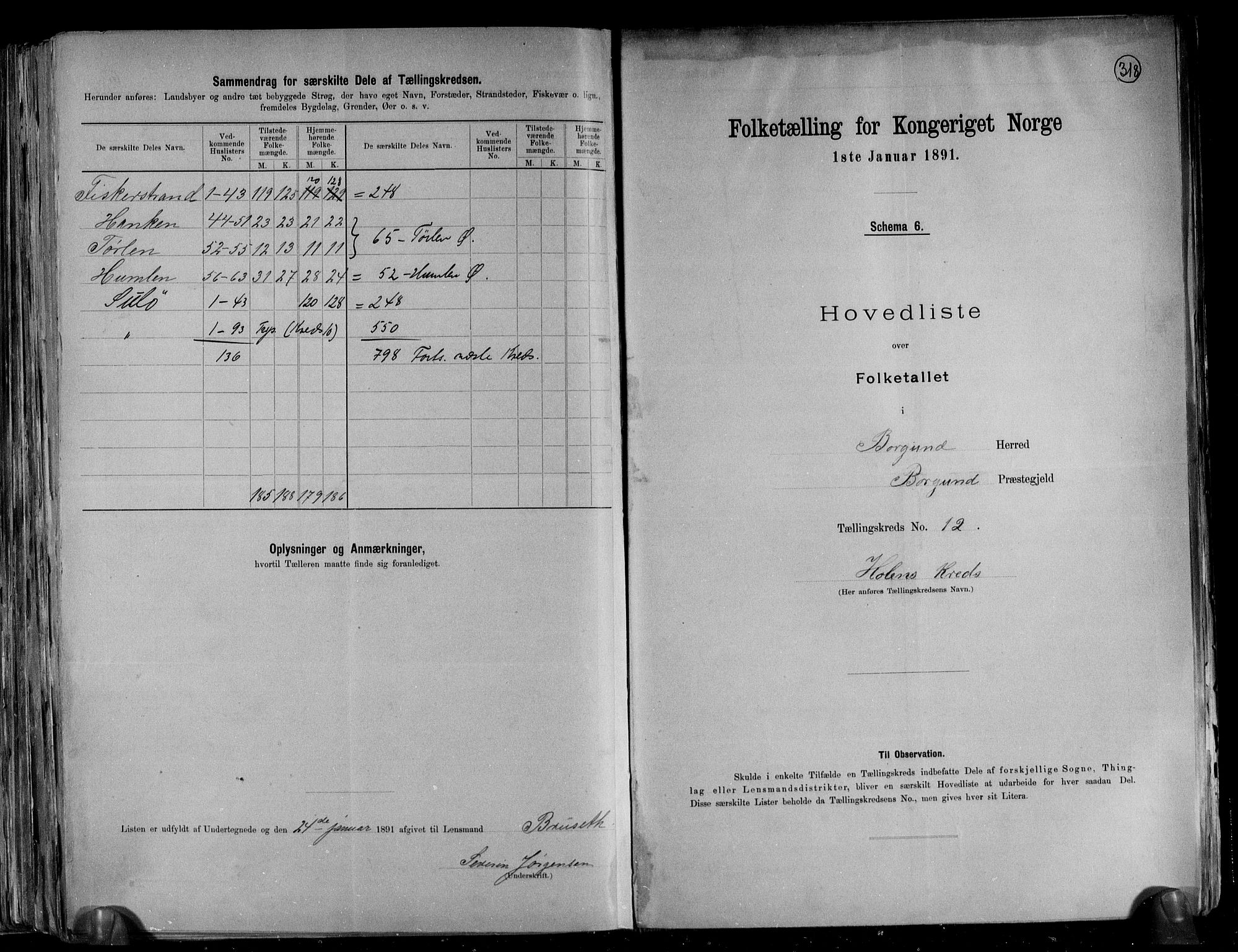 RA, 1891 census for 1531 Borgund, 1891, p. 29