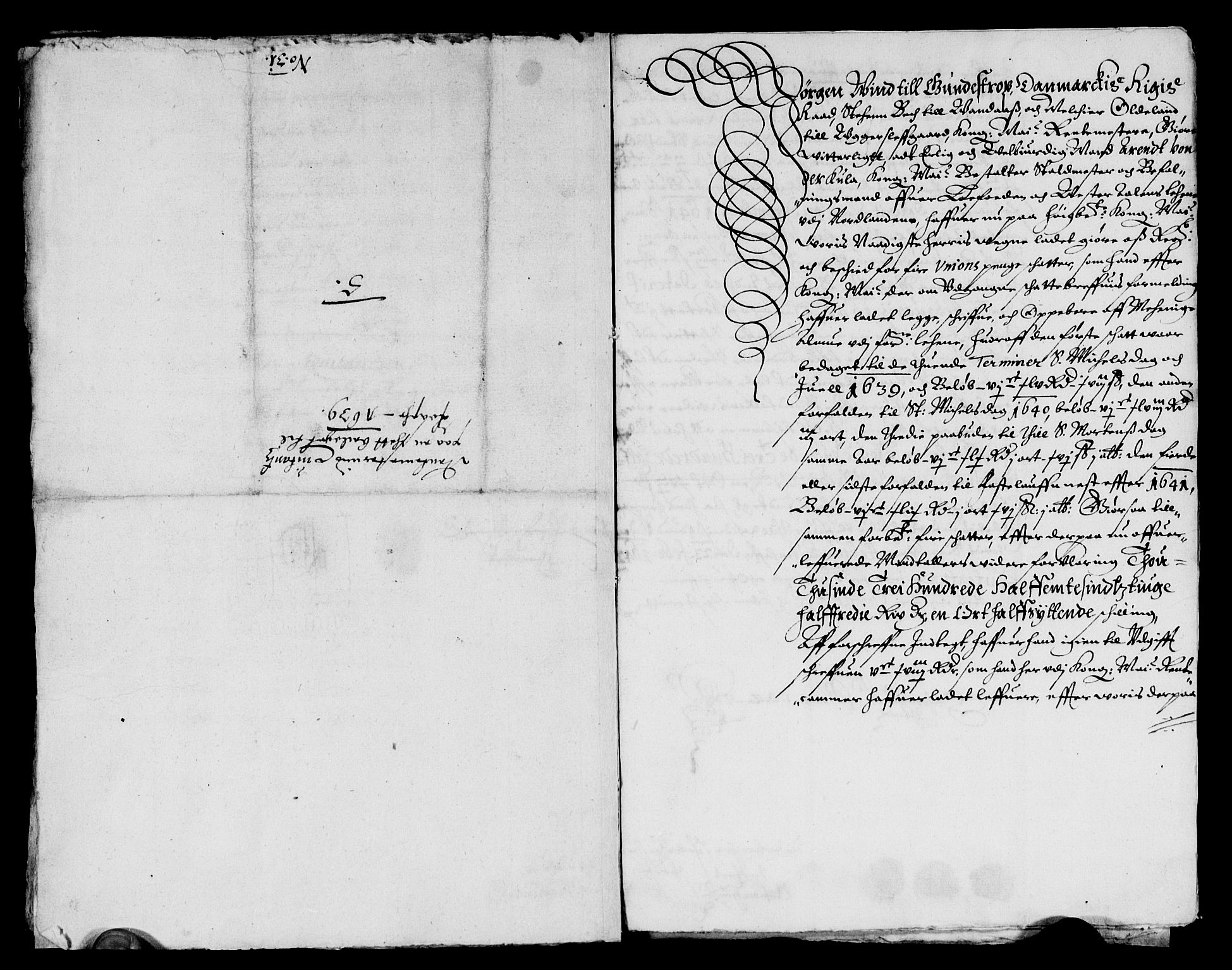 Rentekammeret inntil 1814, Reviderte regnskaper, Lensregnskaper, AV/RA-EA-5023/R/Rb/Rbz/L0030: Nordlandenes len, 1638-1644