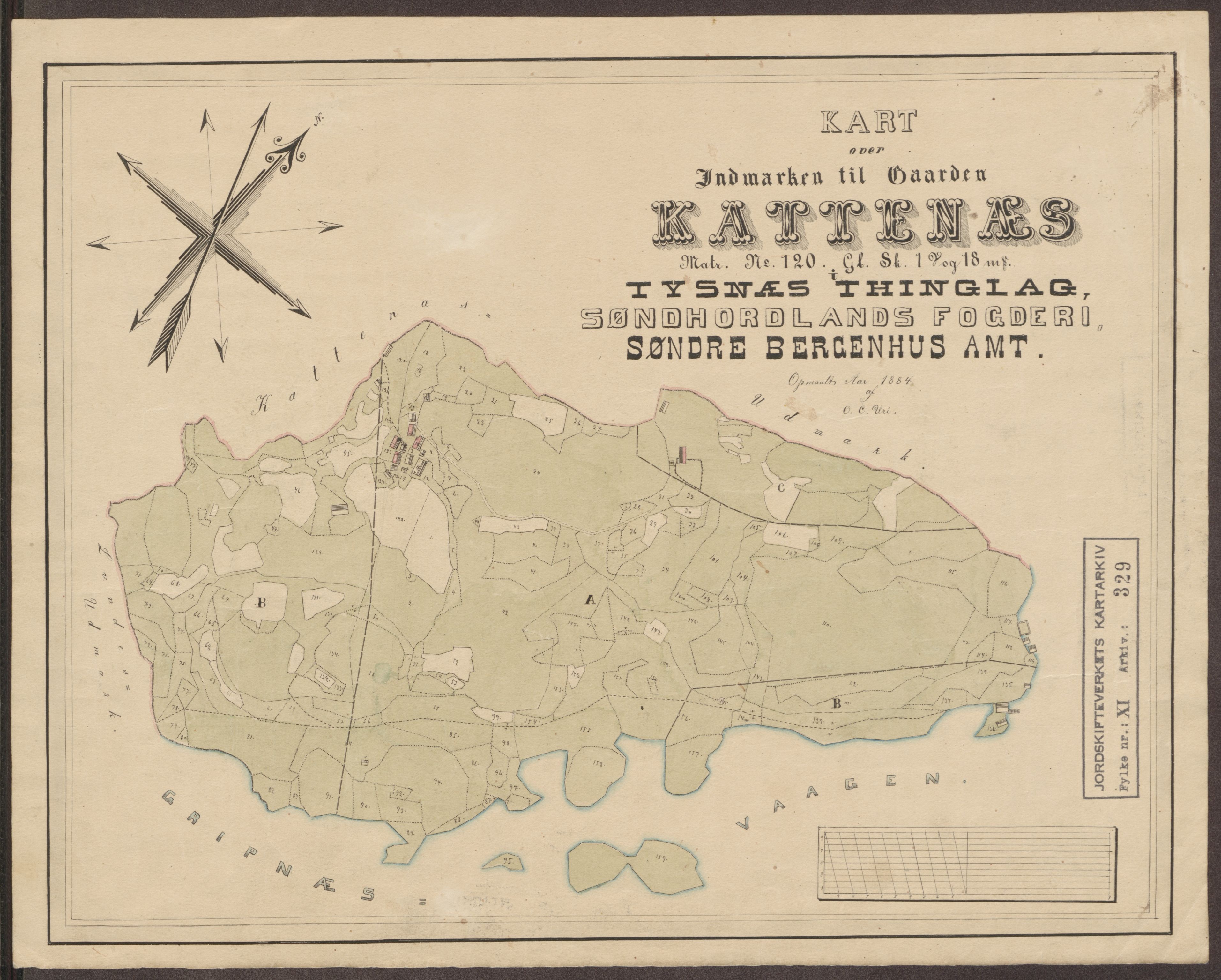 Jordskifteverkets kartarkiv, AV/RA-S-3929/T, 1859-1988, p. 432