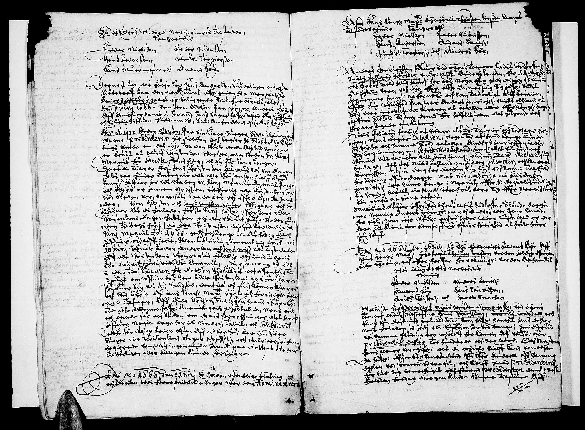 Halden byfogd, AV/SAO-A-10865/F/Fb/L0001: Tingbok, 1666-1679, p. 4b-5a