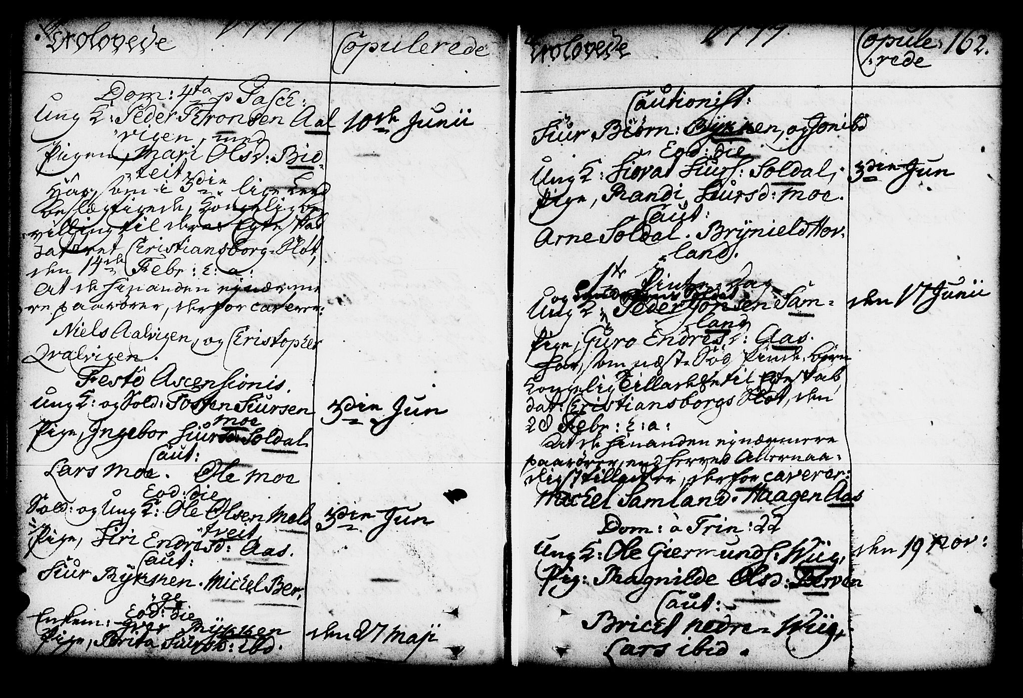 Kvam sokneprestembete, AV/SAB-A-76201/H/Haa: Parish register (official) no. A 4, 1743-1795, p. 162