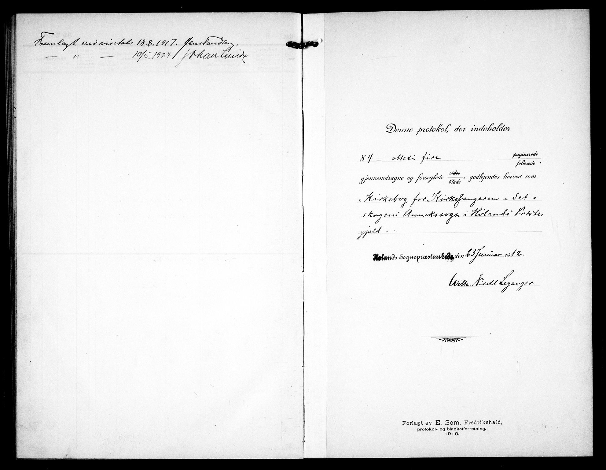 Høland prestekontor Kirkebøker, SAO/A-10346a/G/Gc/L0002: Parish register (copy) no. III 2, 1912-1925