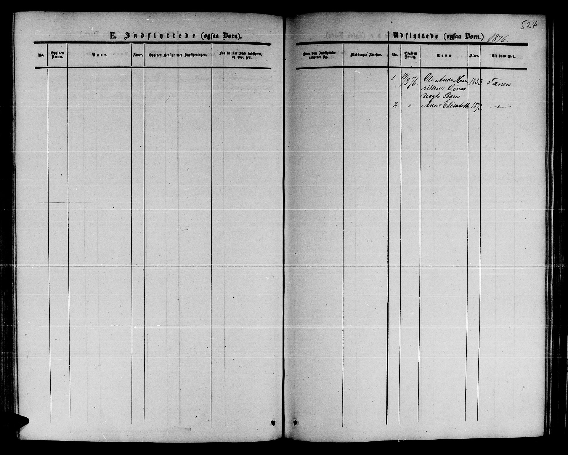 Alta sokneprestkontor, AV/SATØ-S-1338/H/Hb/L0001.klokk: Parish register (copy) no. 1, 1858-1878, p. 523-524