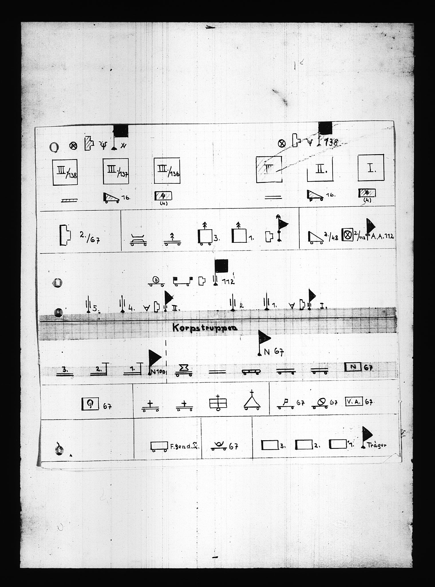 Documents Section, AV/RA-RAFA-2200/V/L0083: Amerikansk mikrofilm "Captured German Documents".
Box No. 722.  FKA jnr. 615/1954., 1940, p. 478