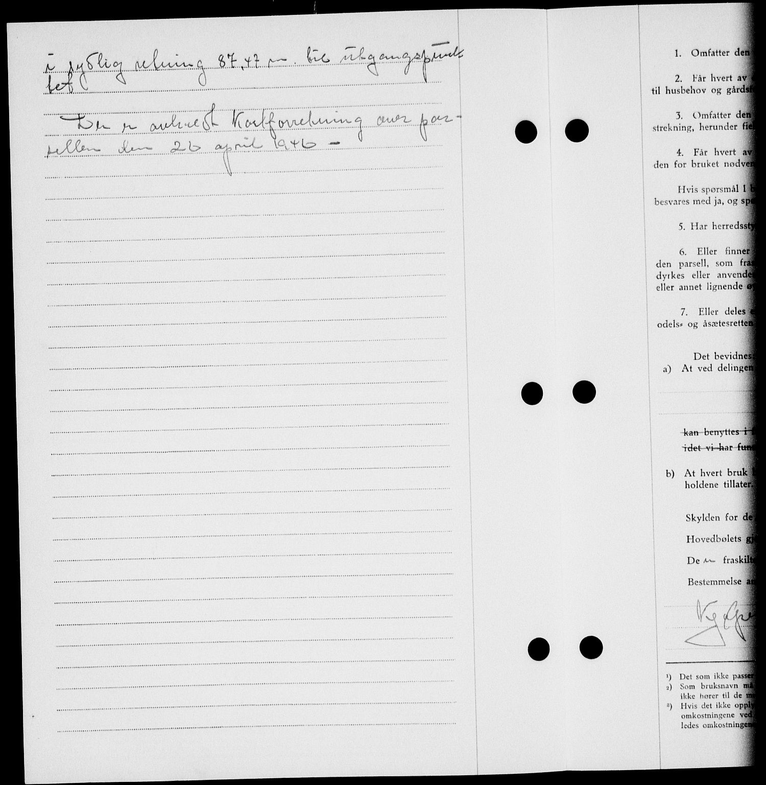 Onsøy sorenskriveri, SAO/A-10474/G/Ga/Gab/L0021: Mortgage book no. II A-21, 1947-1947, Diary no: : 2374/1947
