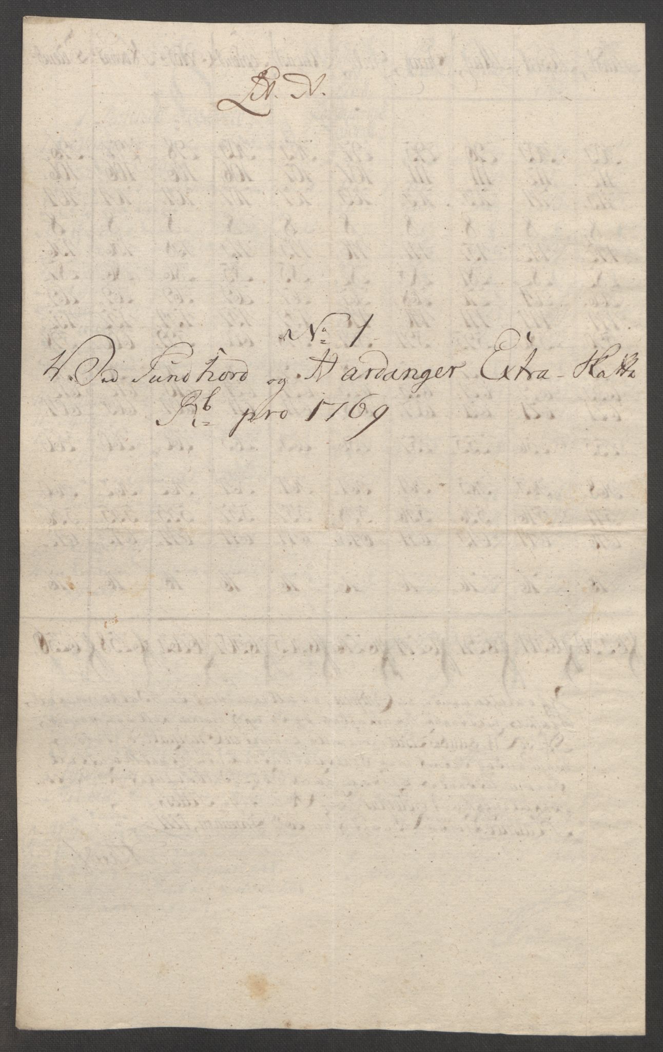 Rentekammeret inntil 1814, Reviderte regnskaper, Fogderegnskap, RA/EA-4092/R48/L3136: Ekstraskatten Sunnhordland og Hardanger, 1762-1772, p. 189