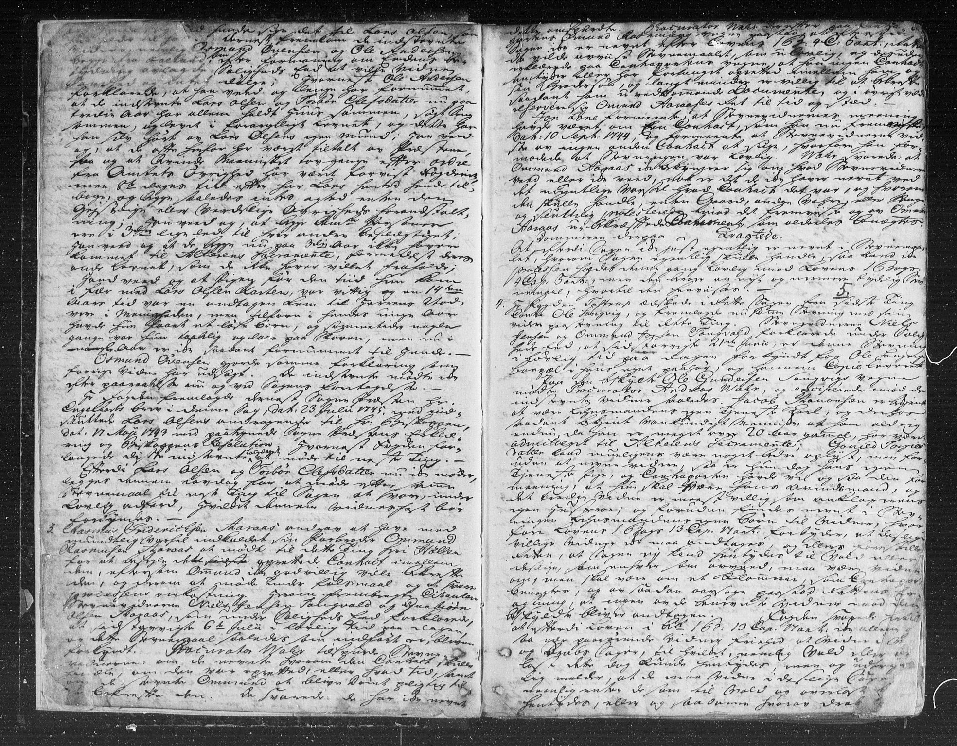 Mandal sorenskriveri, AV/SAK-1221-0005/001/F/Fa/L0029: Tingbok nr 28, 1745-1752, p. 4b-5a
