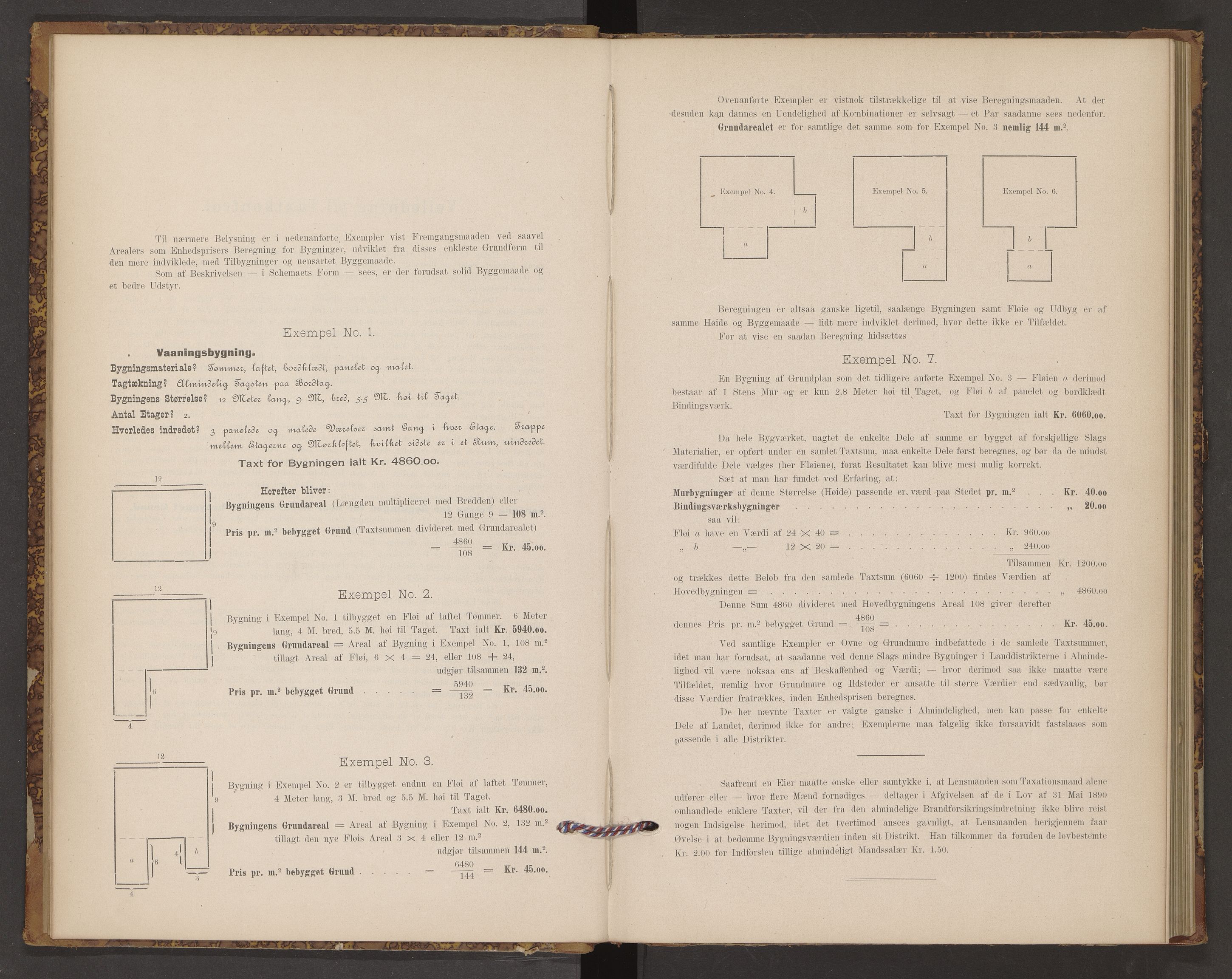 Norges Brannkasse Verran, AV/SAT-A-5545/Fb/L0001: Branntakstprotokoll, 1894-1930