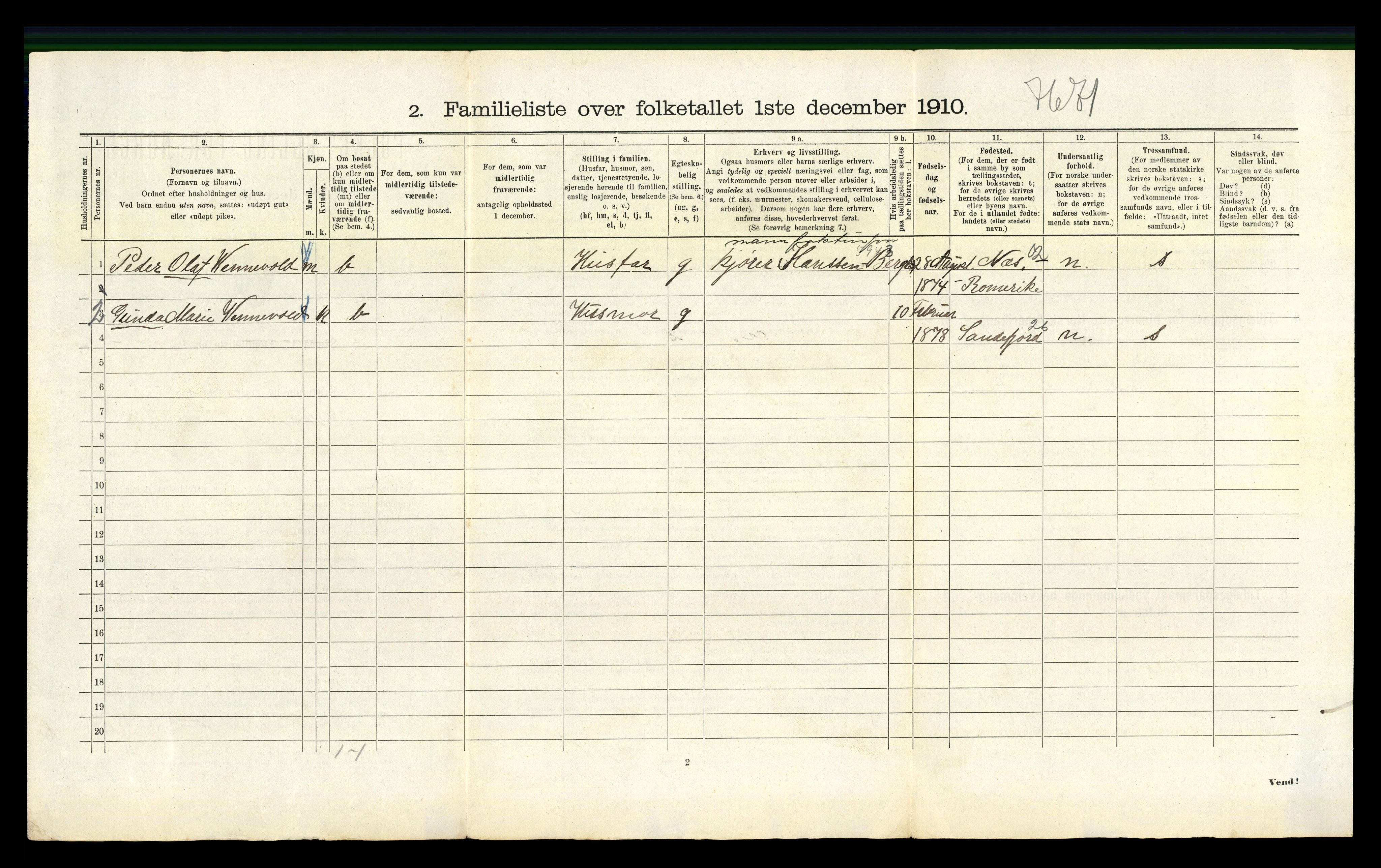 RA, 1910 census for Kristiania, 1910, p. 16642