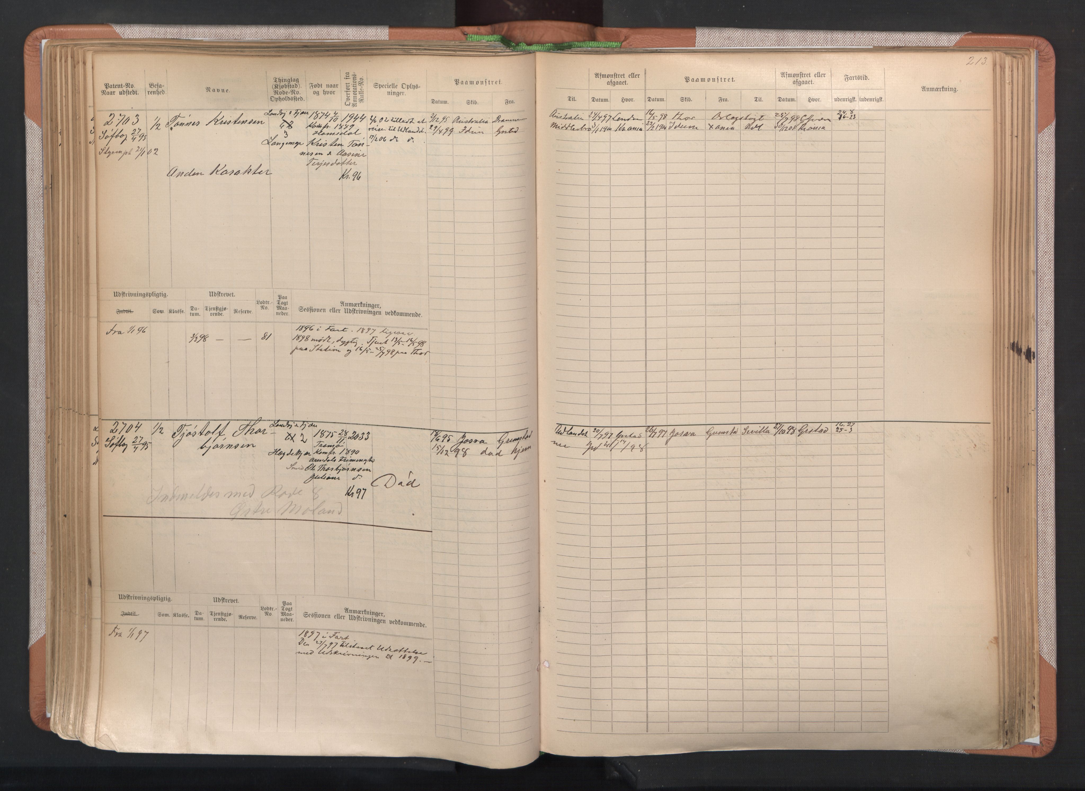 Grimstad mønstringskrets, AV/SAK-2031-0013/F/Fb/L0004: Hovedrulle A nr 2277-3042, F-7, 1889-1940, p. 221