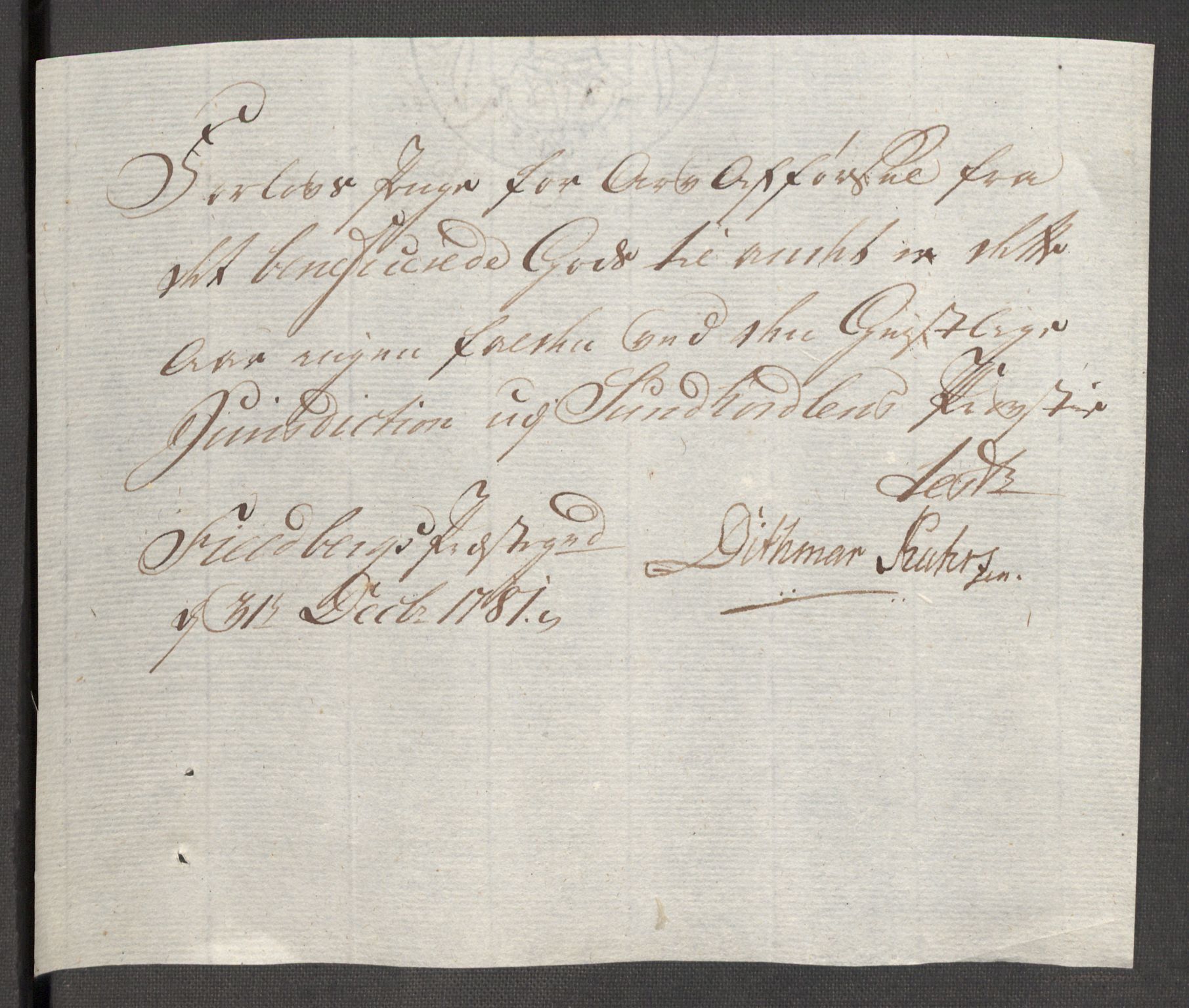 Rentekammeret inntil 1814, Reviderte regnskaper, Fogderegnskap, AV/RA-EA-4092/R48/L3097: Fogderegnskap Sunnhordland og Hardanger, 1781, p. 191