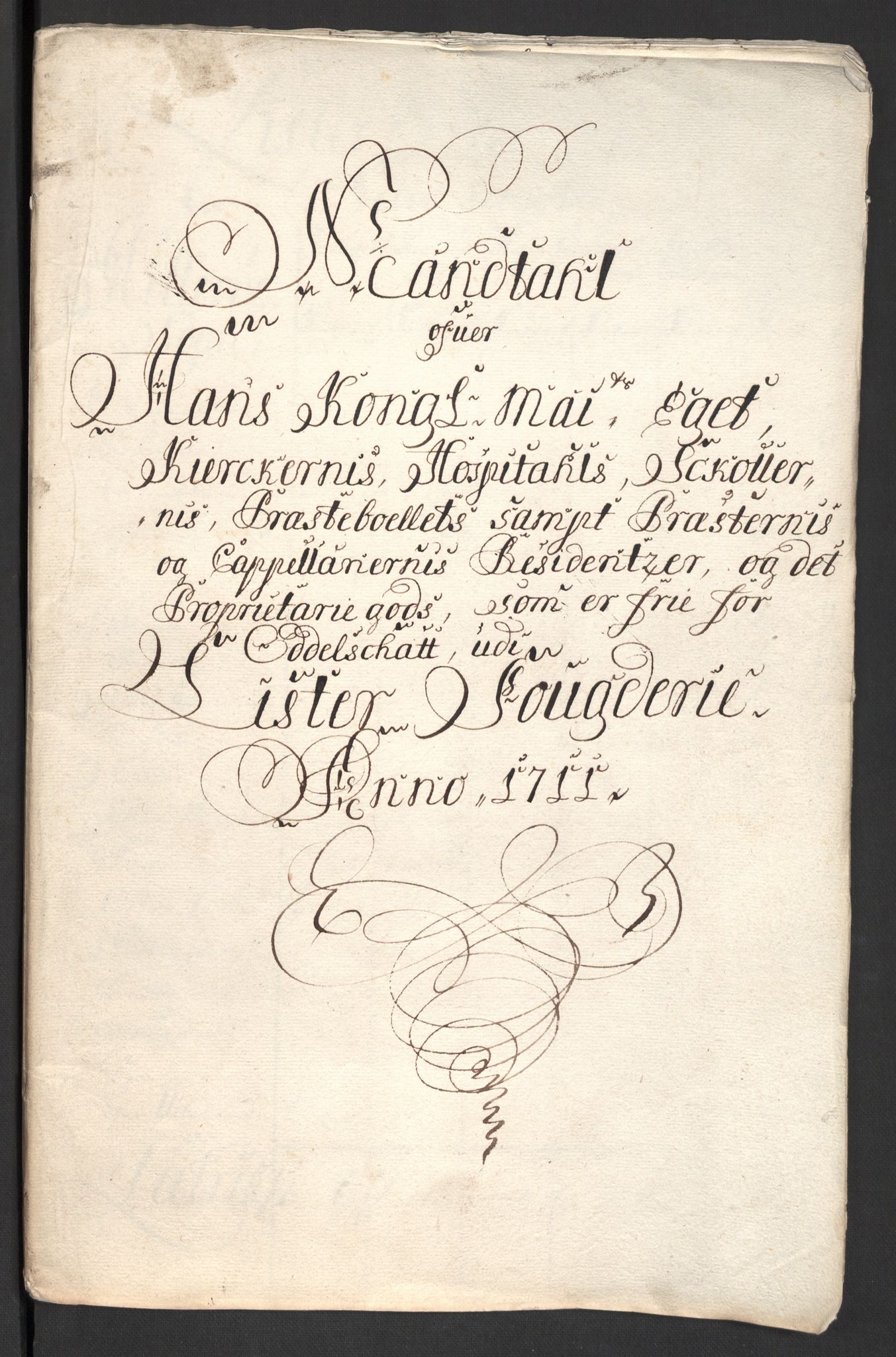 Rentekammeret inntil 1814, Reviderte regnskaper, Fogderegnskap, RA/EA-4092/R43/L2554: Fogderegnskap Lista og Mandal, 1711, p. 169
