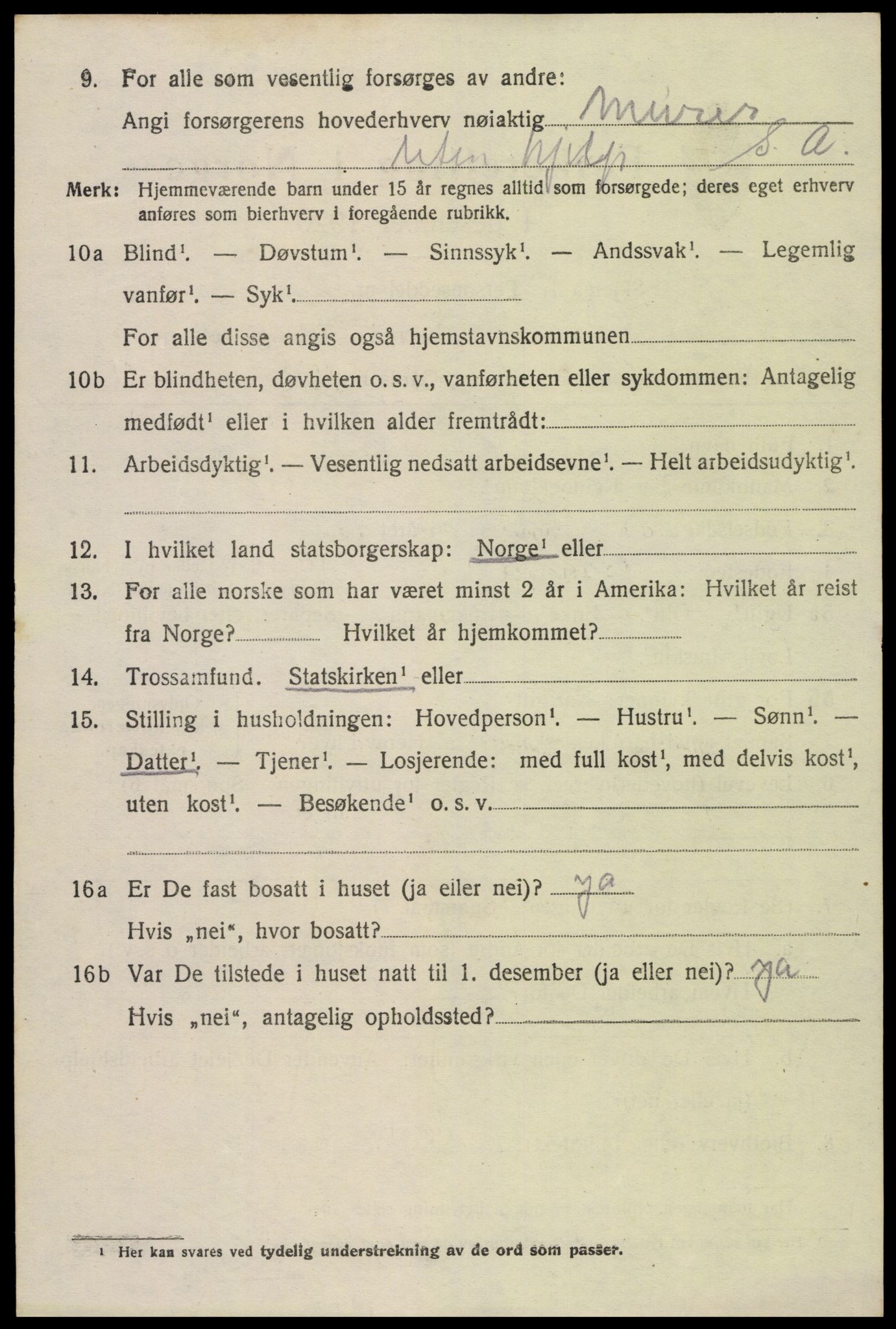 SAH, 1920 census for Brandbu, 1920, p. 8024