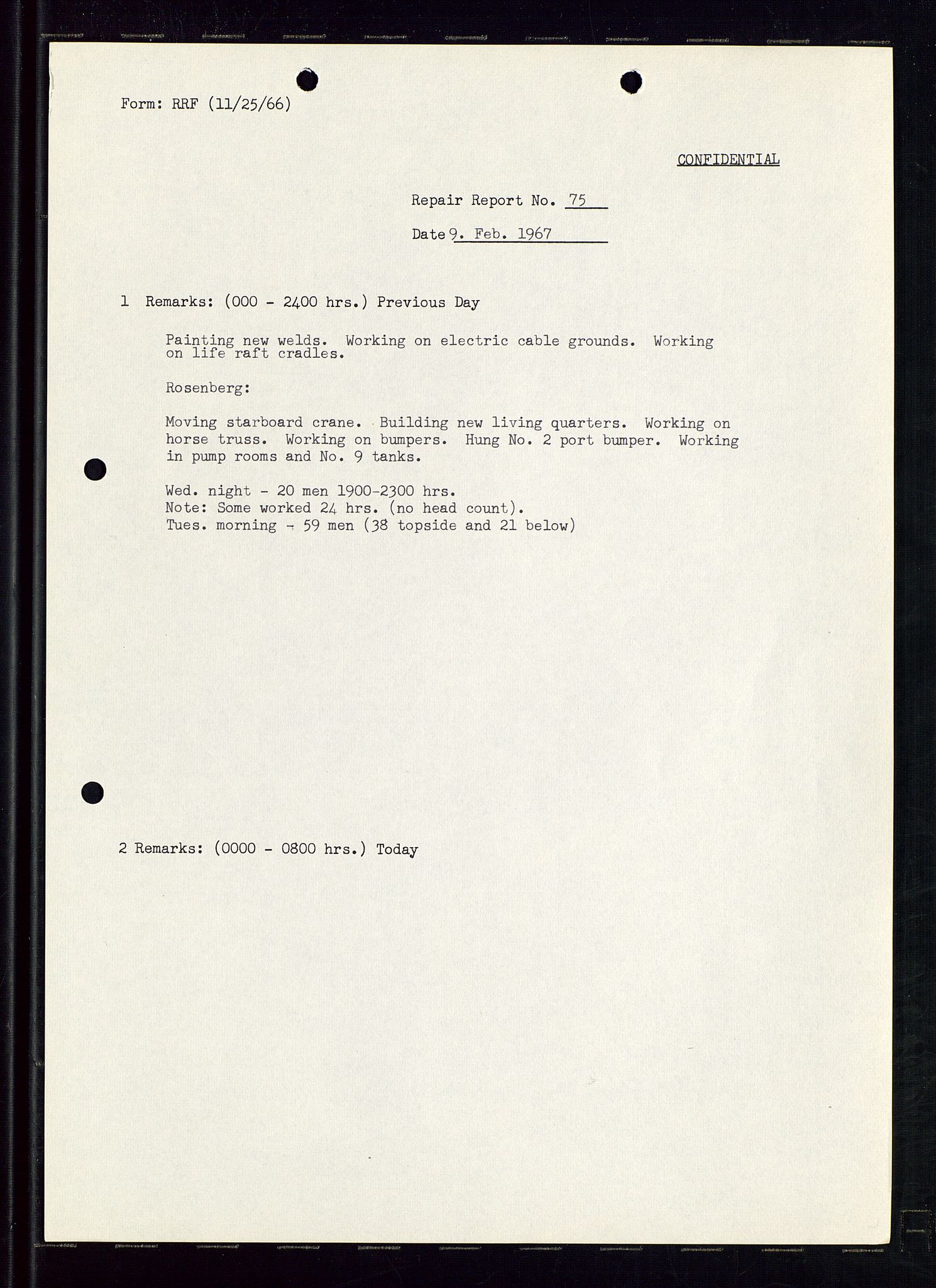 Pa 1512 - Esso Exploration and Production Norway Inc., AV/SAST-A-101917/E/Ea/L0012: Well 25/11-1 og Well 25/10-3, 1966-1967, p. 19