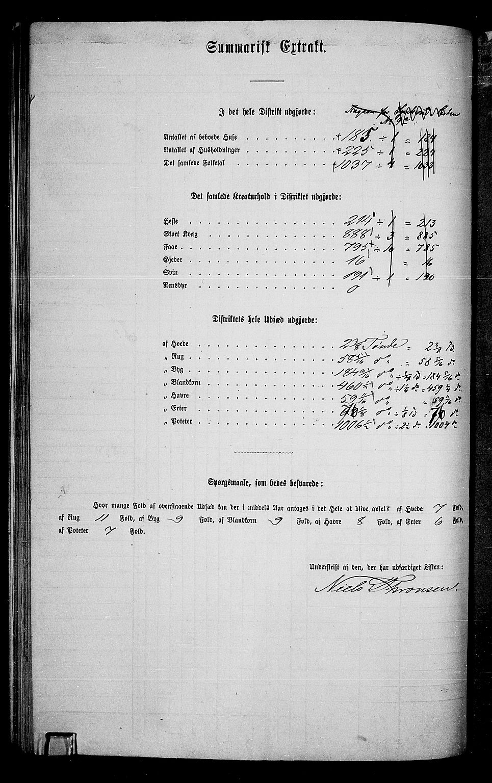 RA, 1865 census for Vang/Vang og Furnes, 1865, p. 213