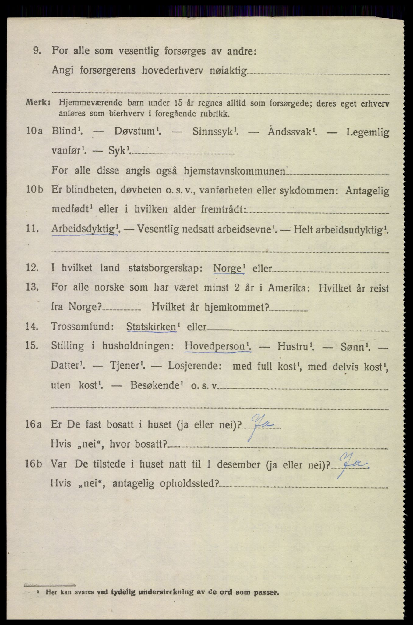 SAK, 1920 census for Landvik, 1920, p. 4021