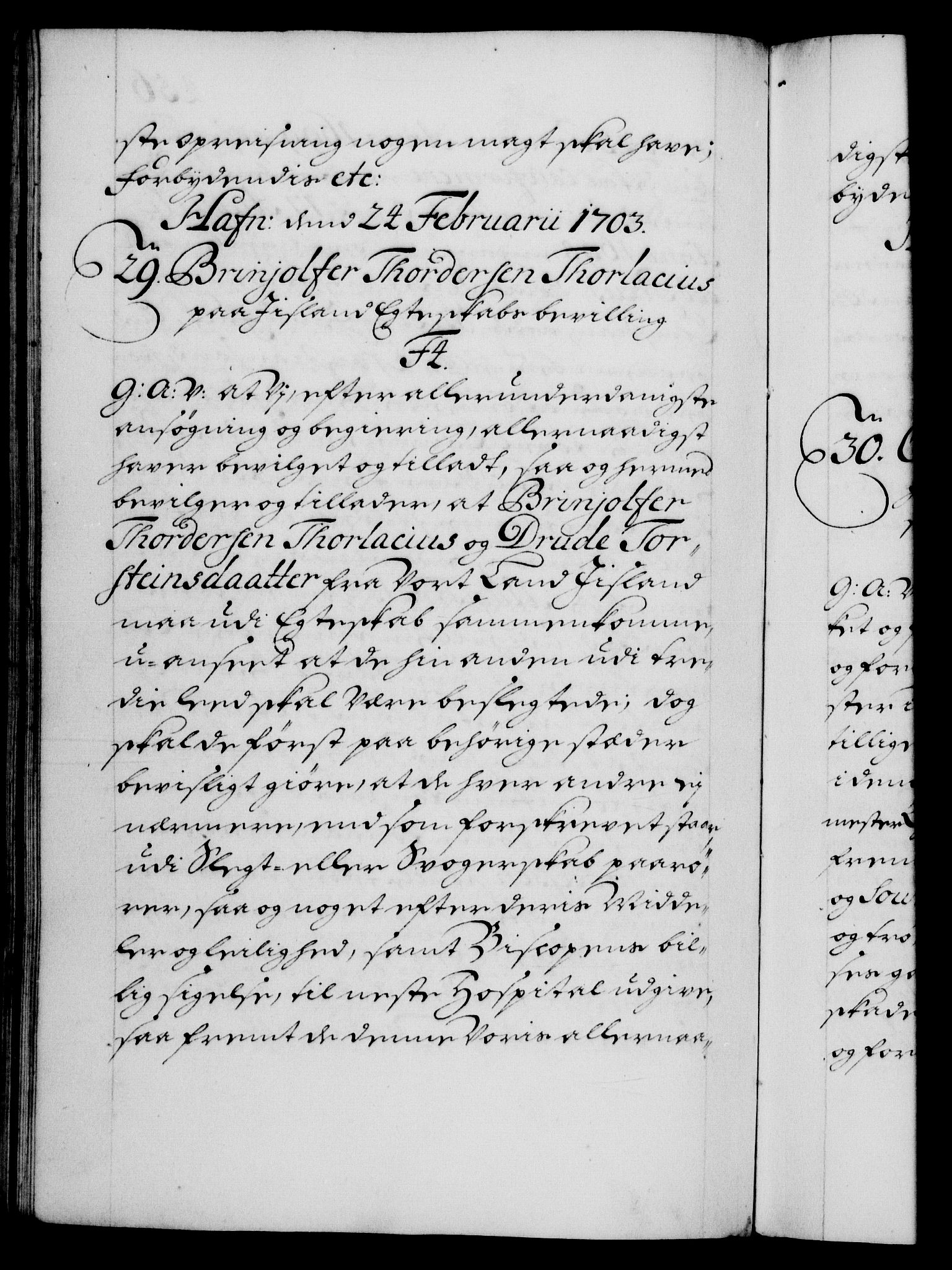 Danske Kanselli 1572-1799, AV/RA-EA-3023/F/Fc/Fca/Fcaa/L0018: Norske registre, 1699-1703, p. 456b