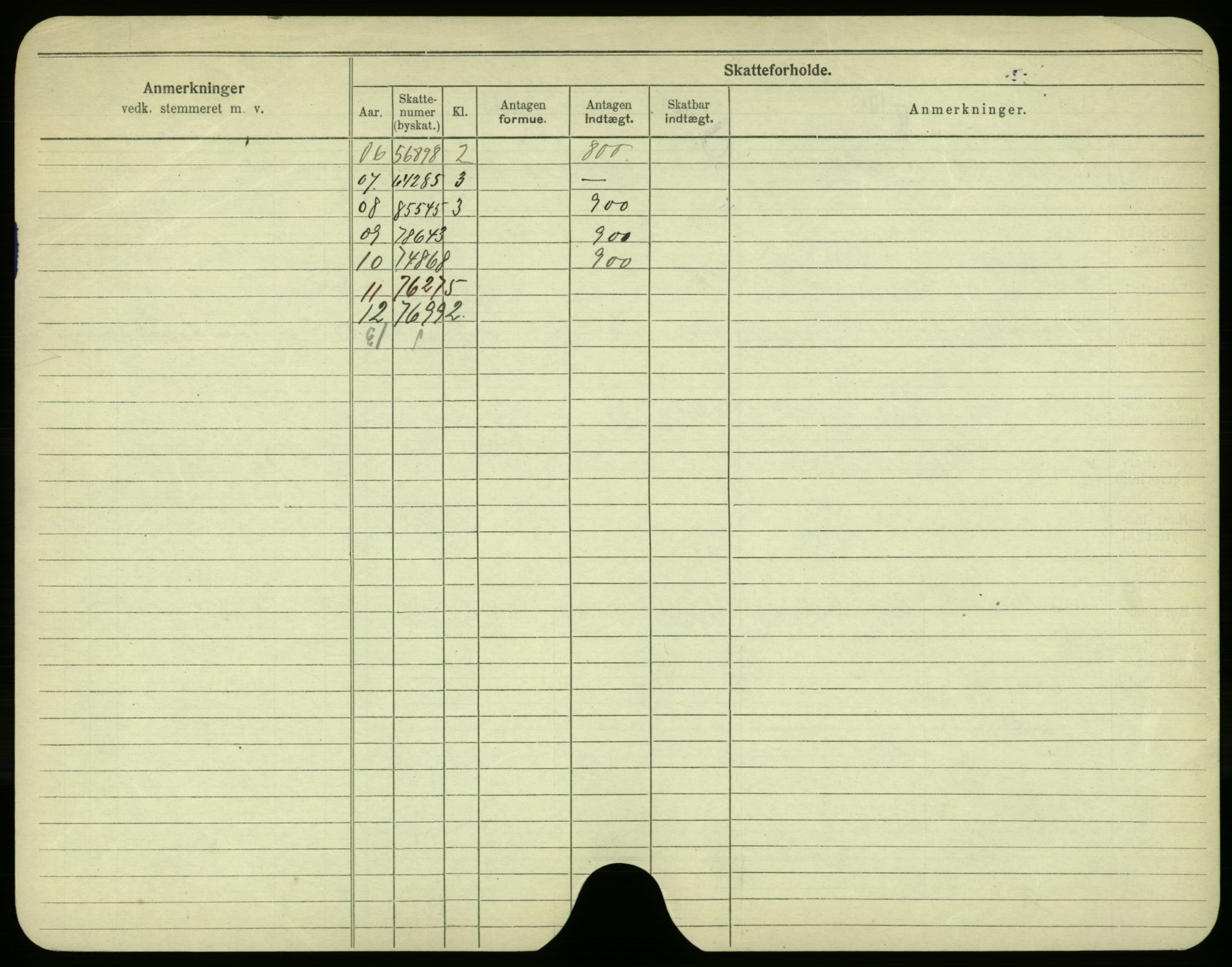 Oslo folkeregister, Registerkort, SAO/A-11715/F/Fa/Fac/L0003: Menn, 1906-1914, p. 250b