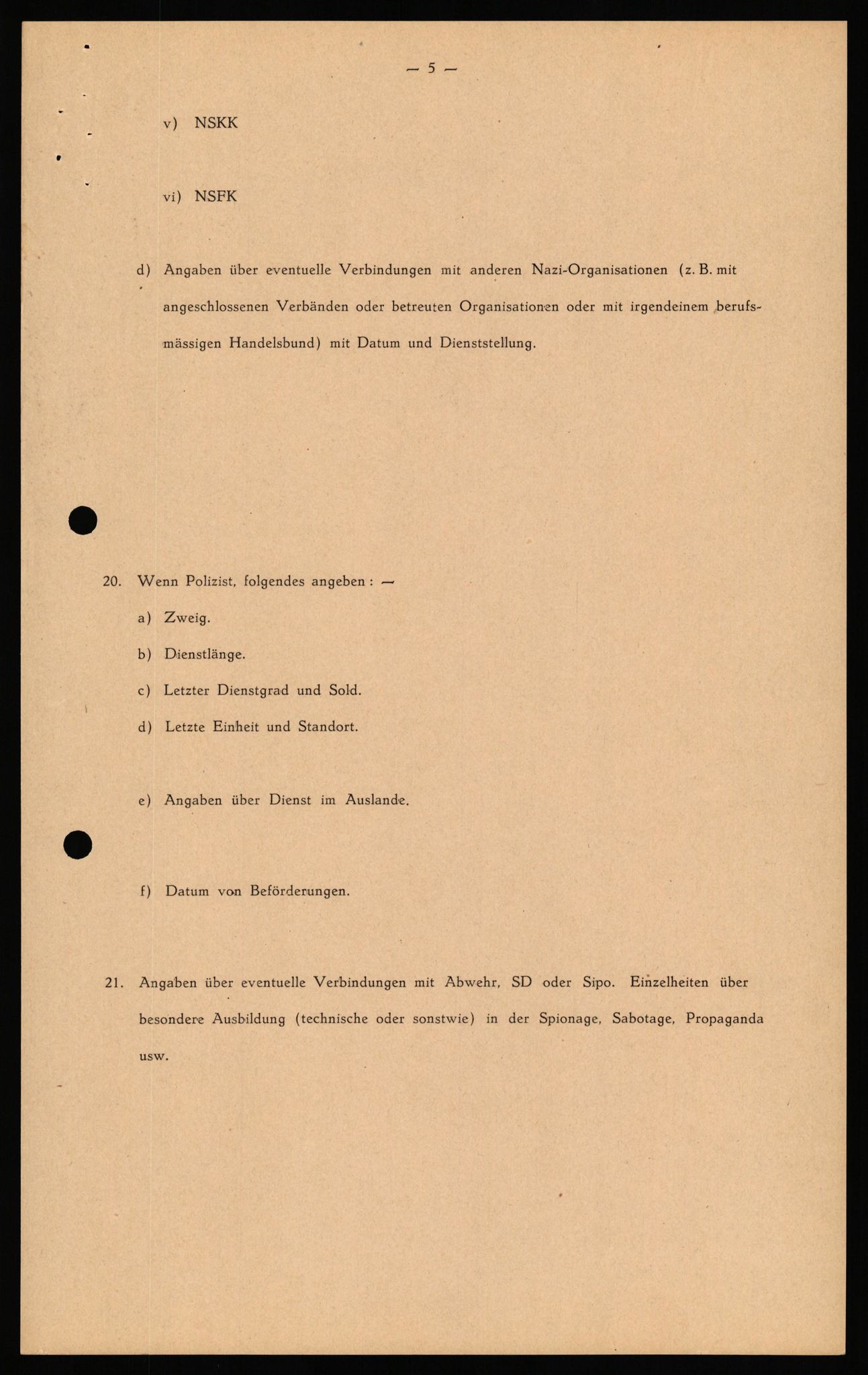 Forsvaret, Forsvarets overkommando II, AV/RA-RAFA-3915/D/Db/L0040: CI Questionaires. Tyske okkupasjonsstyrker i Norge. Østerrikere., 1945-1946, p. 90