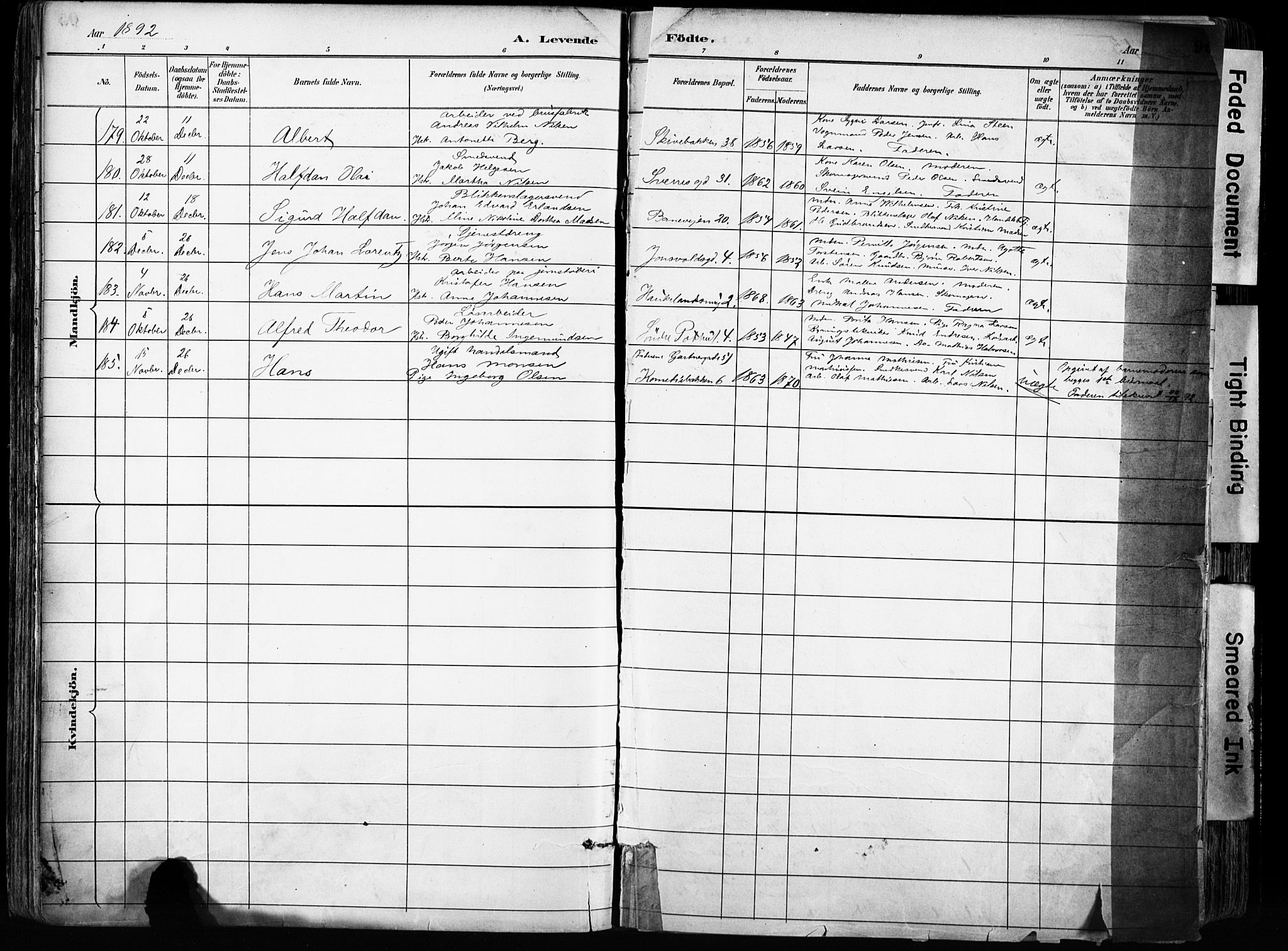 Domkirken sokneprestembete, SAB/A-74801/H/Haa/L0024: Parish register (official) no. B 7, 1888-1903, p. 96