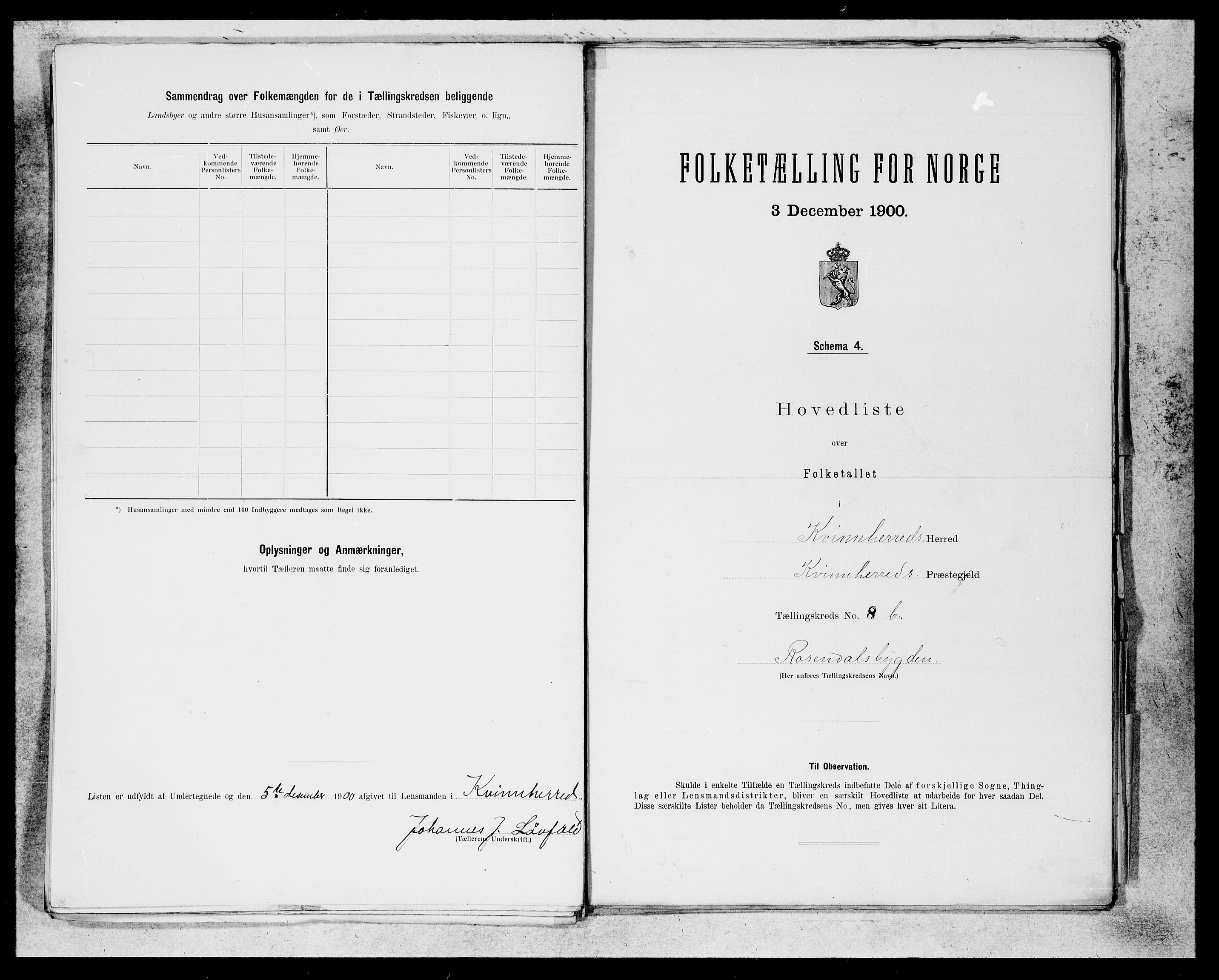 SAB, 1900 census for Kvinnherad, 1900, p. 25