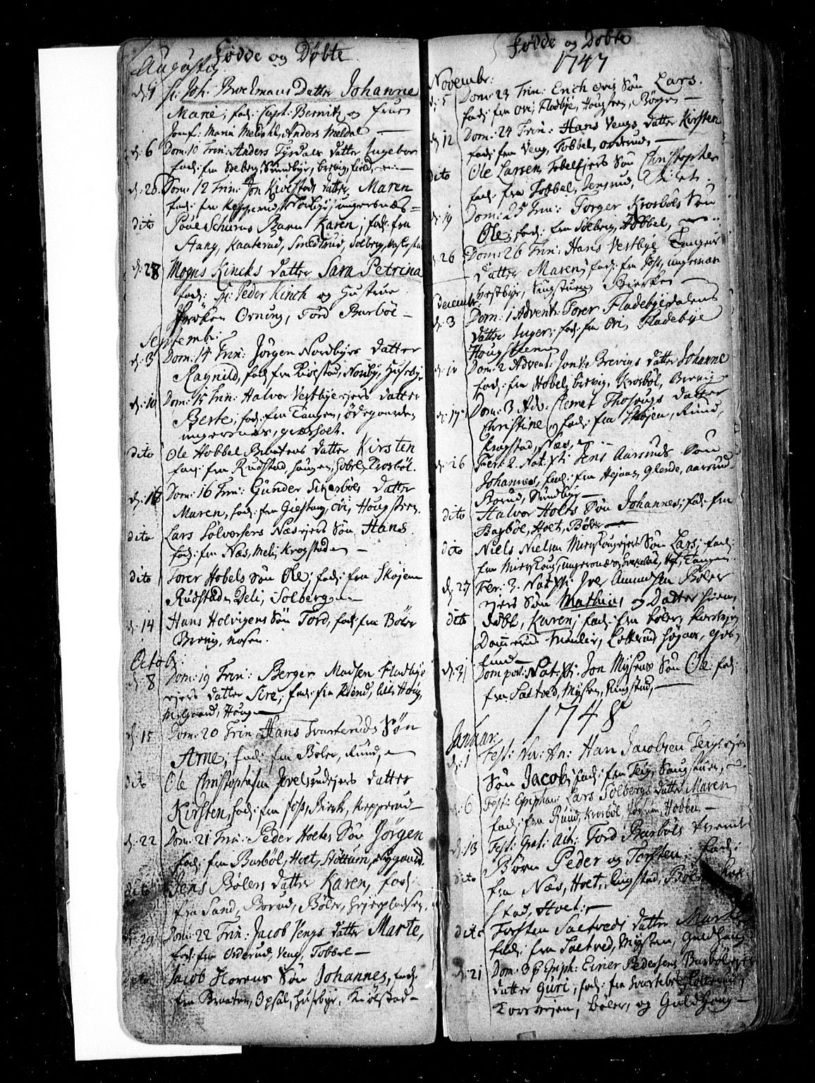 Enebakk prestekontor Kirkebøker, AV/SAO-A-10171c/F/Fa/L0001: Parish register (official) no. I 1, 1719-1754