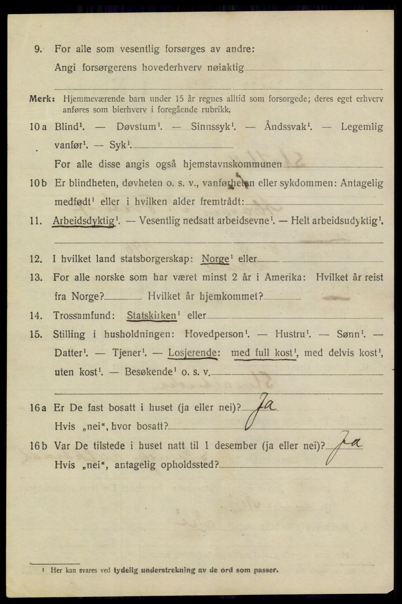 SAKO, 1920 census for Stathelle, 1920, p. 548