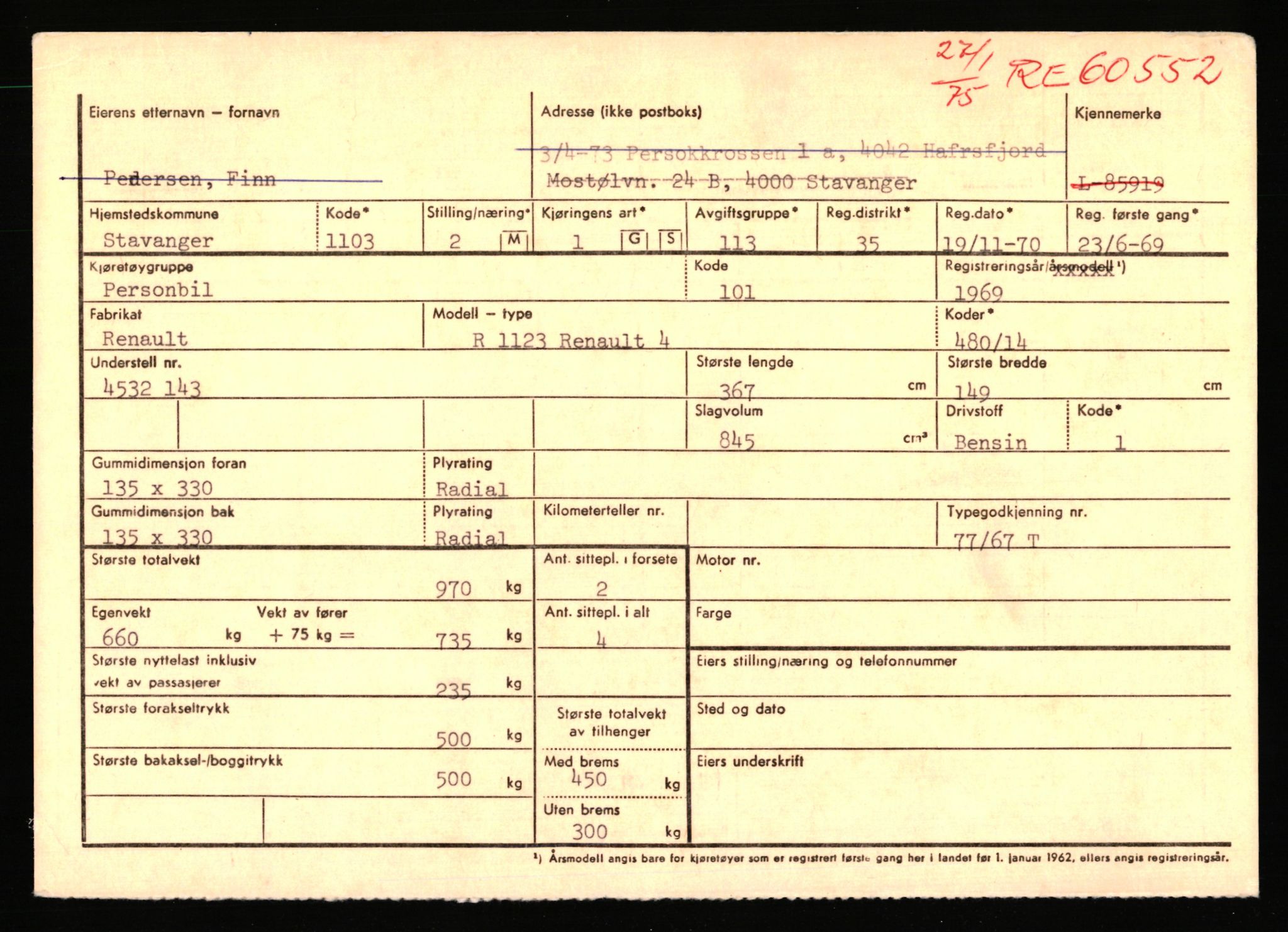 Stavanger trafikkstasjon, AV/SAST-A-101942/0/F/L0073: L-84100 - L-86499, 1930-1971, p. 1887