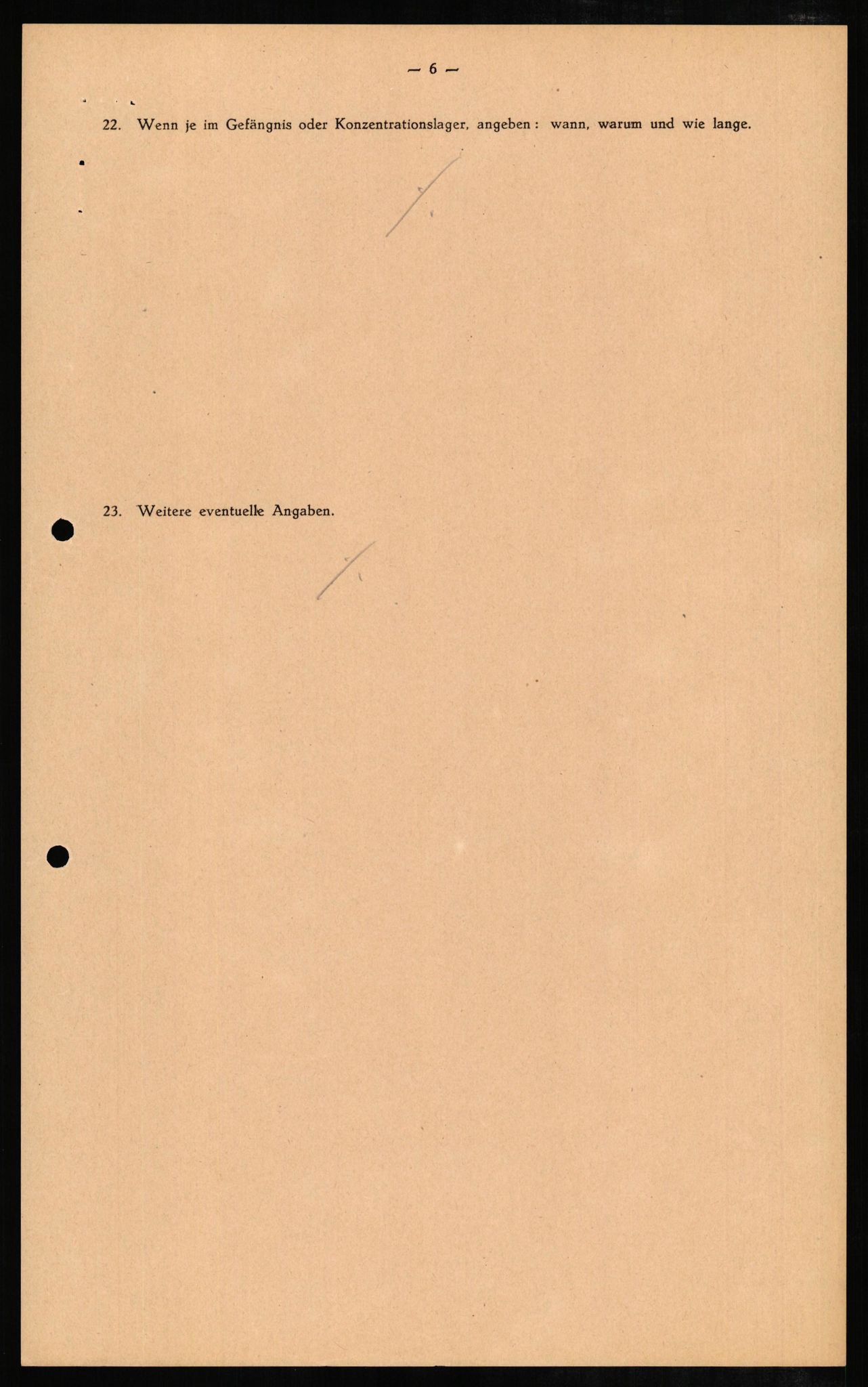 Forsvaret, Forsvarets overkommando II, AV/RA-RAFA-3915/D/Db/L0008: CI Questionaires. Tyske okkupasjonsstyrker i Norge. Tyskere., 1945-1946, p. 48