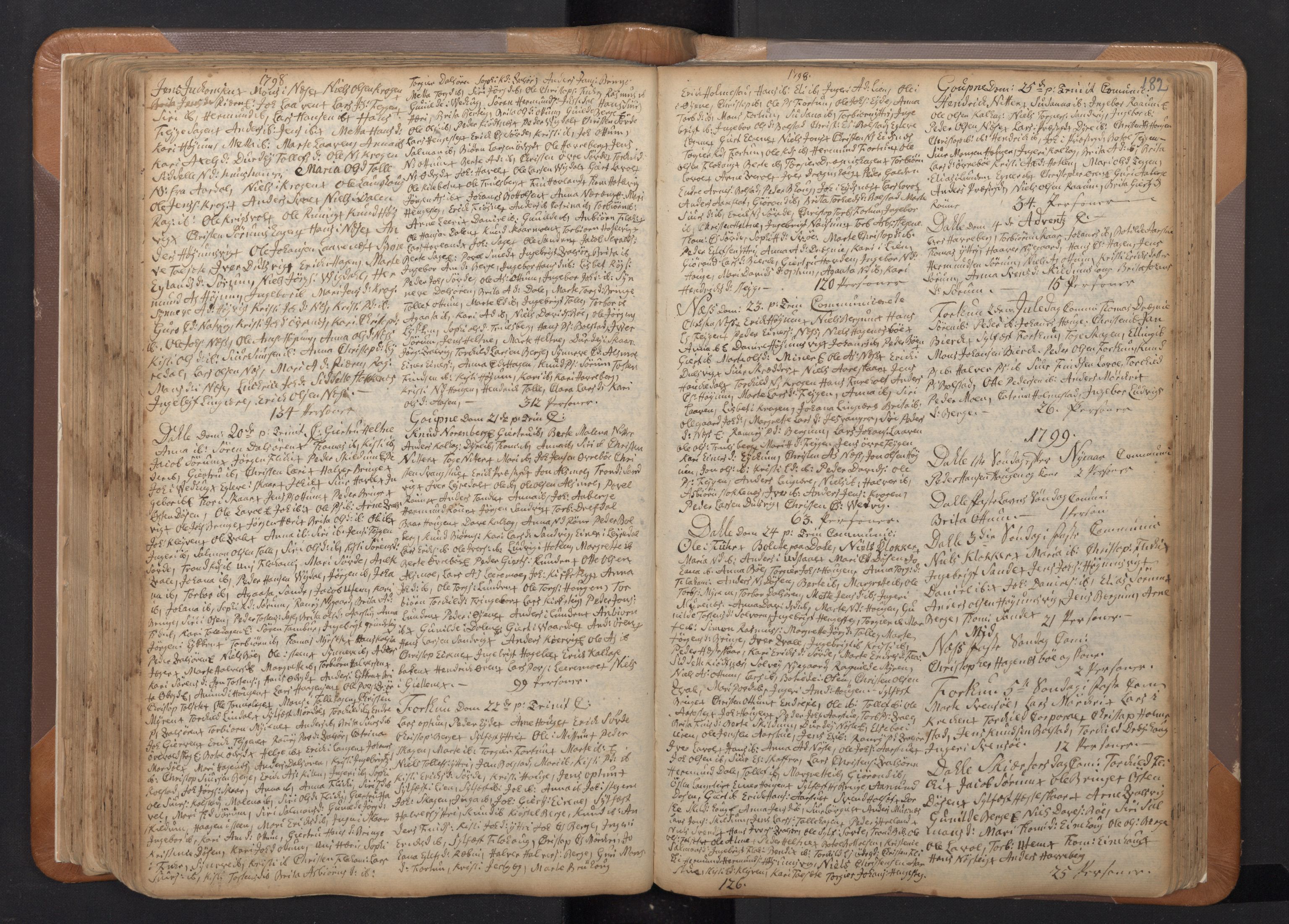 Luster sokneprestembete, SAB/A-81101/H/Haa/Haaa/L0002: Parish register (official) no. A 2, 1751-1796, p. 181b-182a
