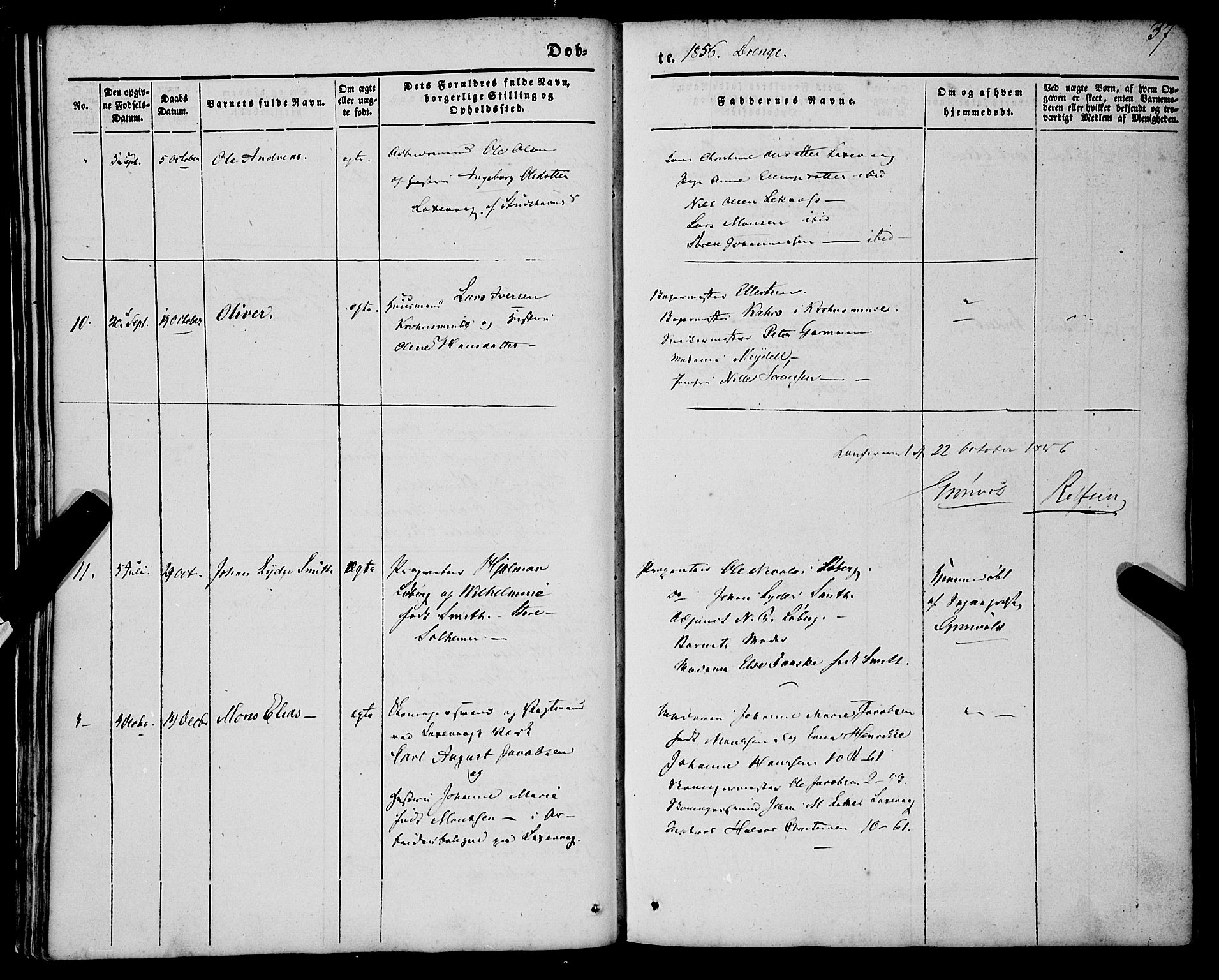 St. Jørgens hospital og Årstad sokneprestembete, AV/SAB-A-99934: Parish register (official) no. A 4, 1844-1863, p. 37