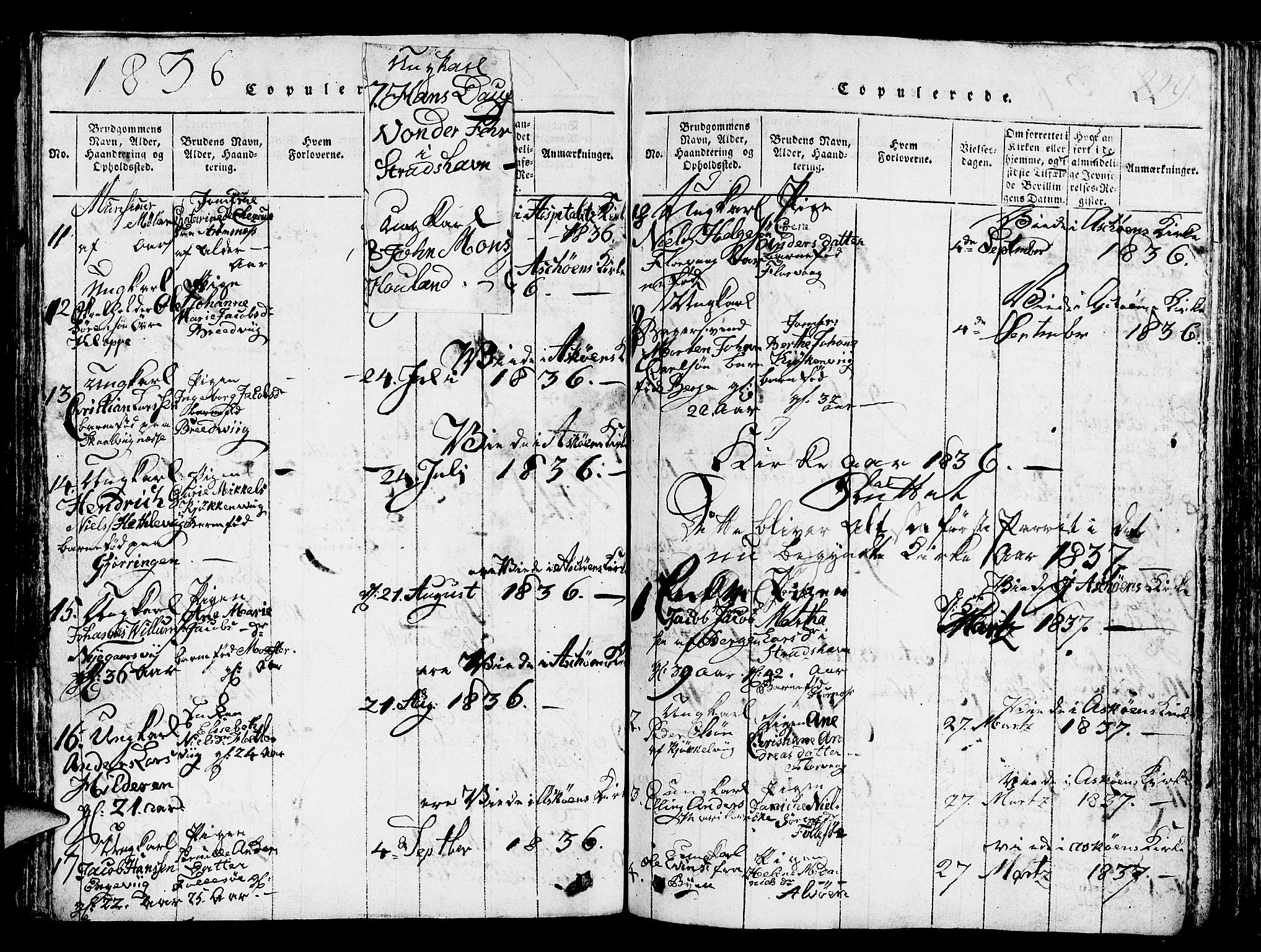 Askøy Sokneprestembete, SAB/A-74101/H/Ha/Hab/Haba/L0002: Parish register (copy) no. A 2, 1815-1846, p. 229