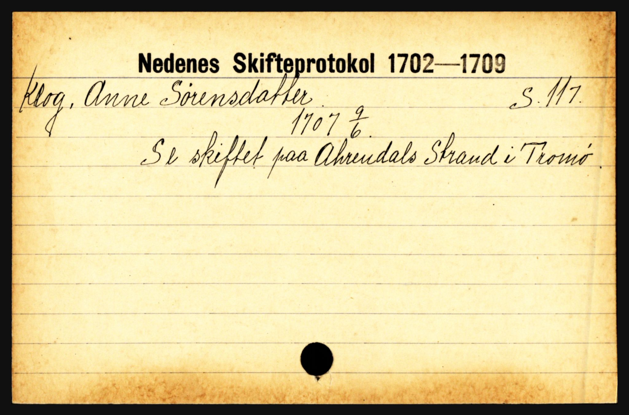 Nedenes sorenskriveri før 1824, AV/SAK-1221-0007/H, p. 14963