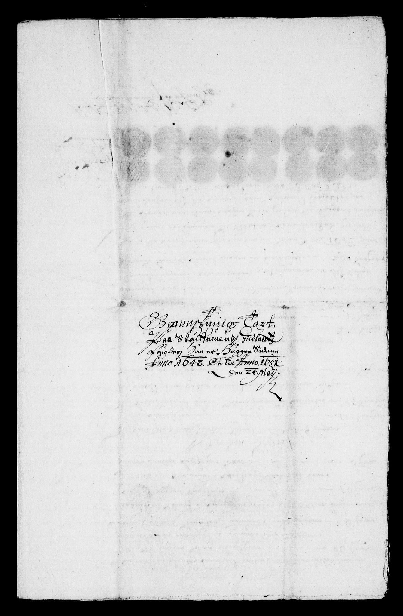 Danske Kanselli, Skapsaker, AV/RA-EA-4061/F/L0008: Skap 8, pakke 150A, litra X-GG, 1647-1651, p. 271