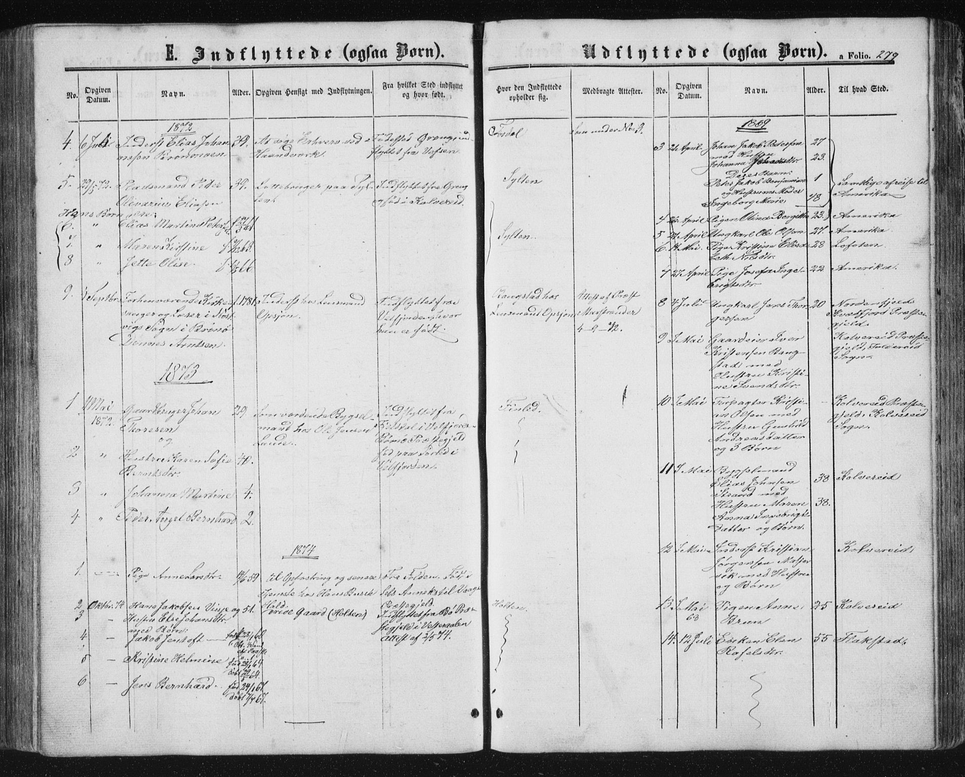 Ministerialprotokoller, klokkerbøker og fødselsregistre - Nordland, AV/SAT-A-1459/810/L0158: Parish register (copy) no. 810C02 /1, 1863-1883, p. 279