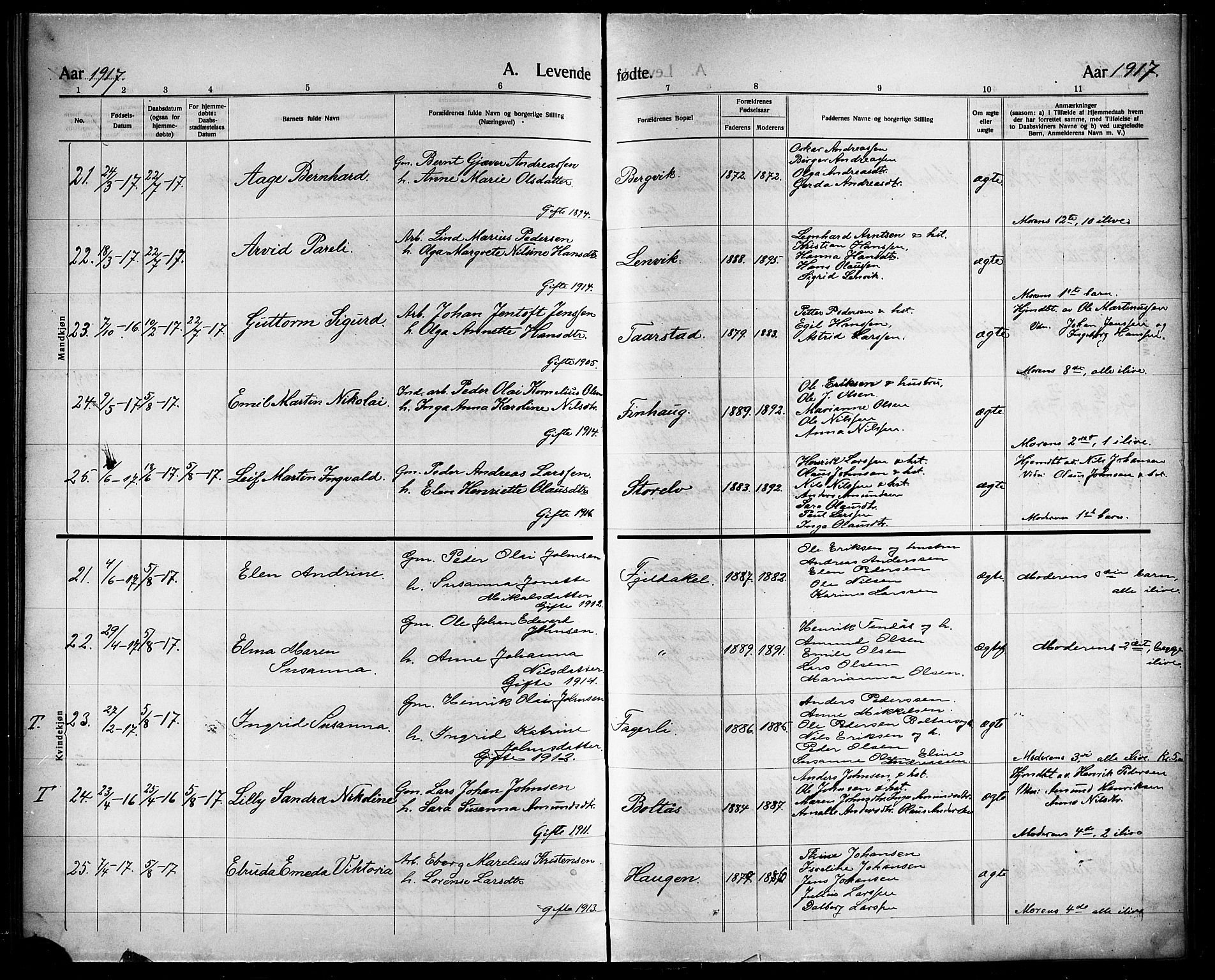 Ministerialprotokoller, klokkerbøker og fødselsregistre - Nordland, AV/SAT-A-1459/863/L0916: Parish register (copy) no. 863C06, 1907-1921