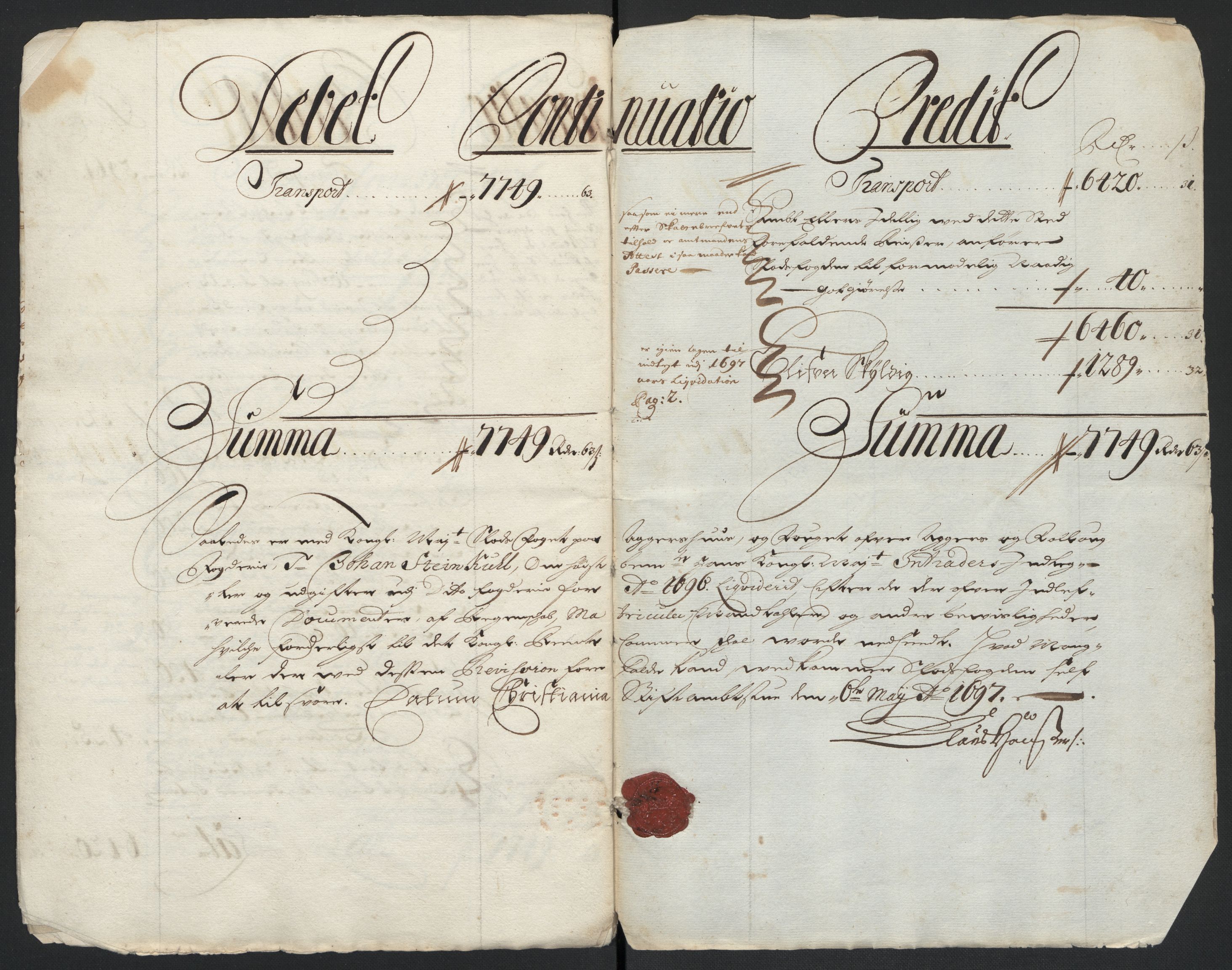 Rentekammeret inntil 1814, Reviderte regnskaper, Fogderegnskap, RA/EA-4092/R10/L0440: Fogderegnskap Aker og Follo, 1696-1697, p. 26