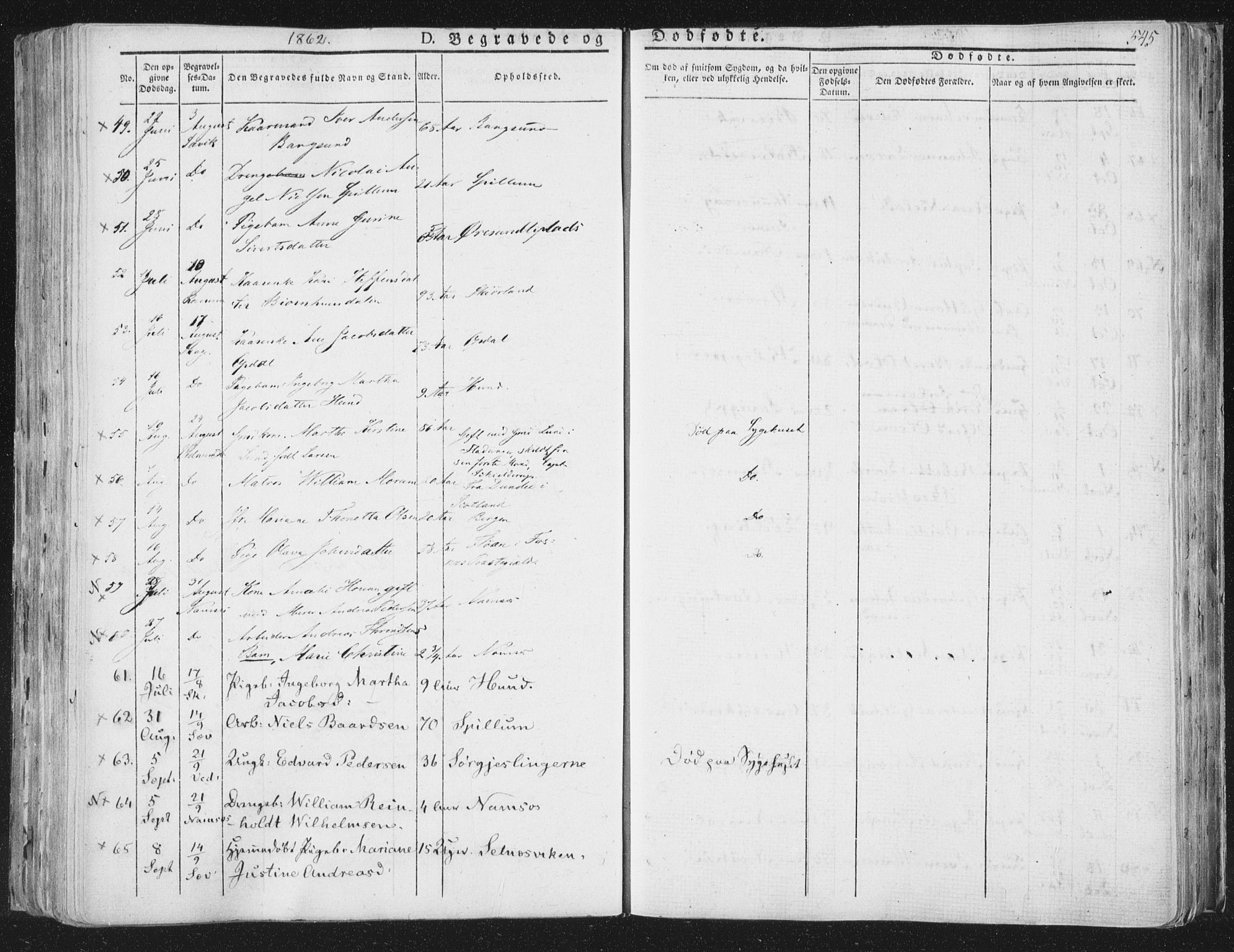 Ministerialprotokoller, klokkerbøker og fødselsregistre - Nord-Trøndelag, AV/SAT-A-1458/764/L0552: Parish register (official) no. 764A07b, 1824-1865, p. 545