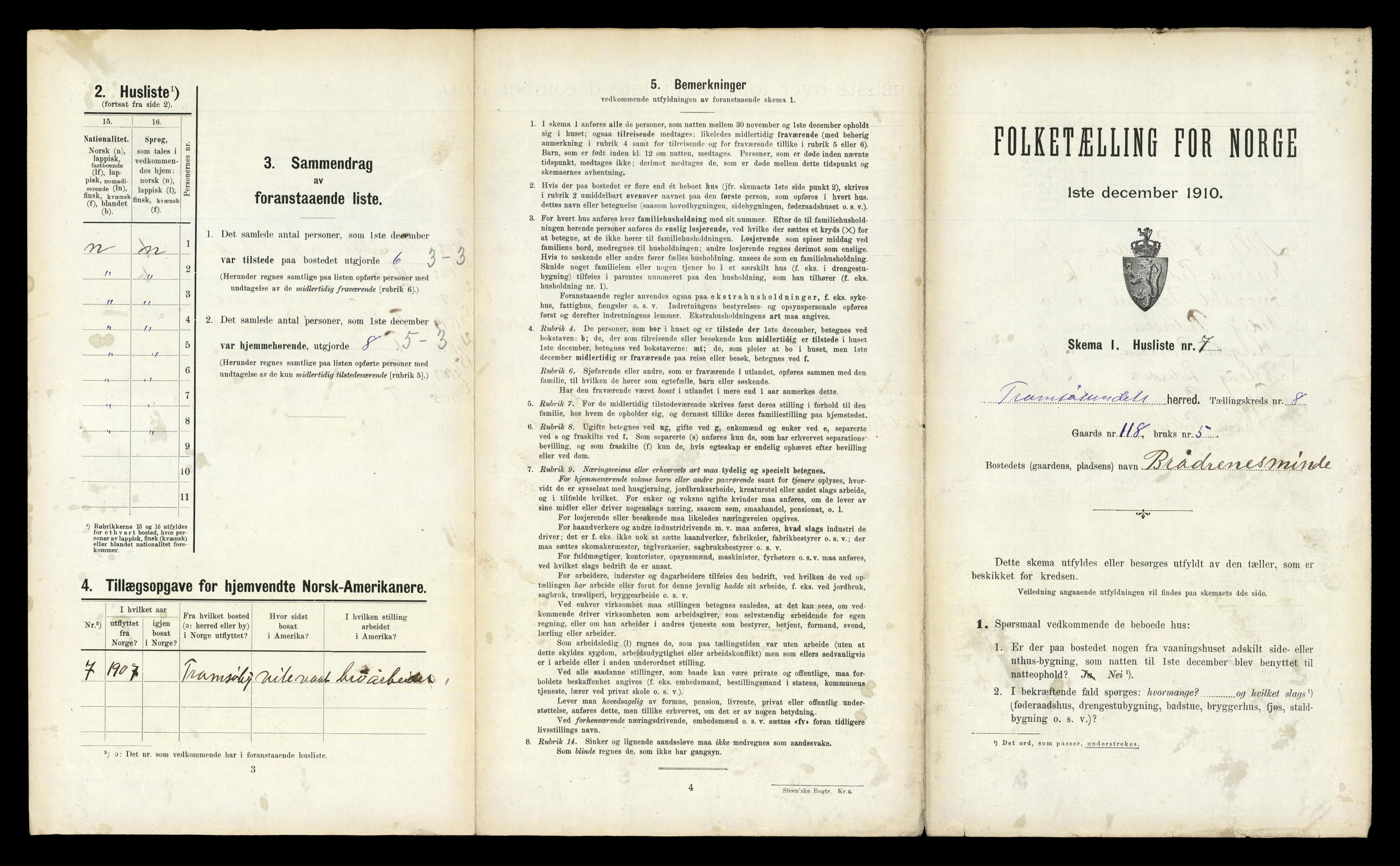 RA, 1910 census for Tromsøysund, 1910, p. 1441