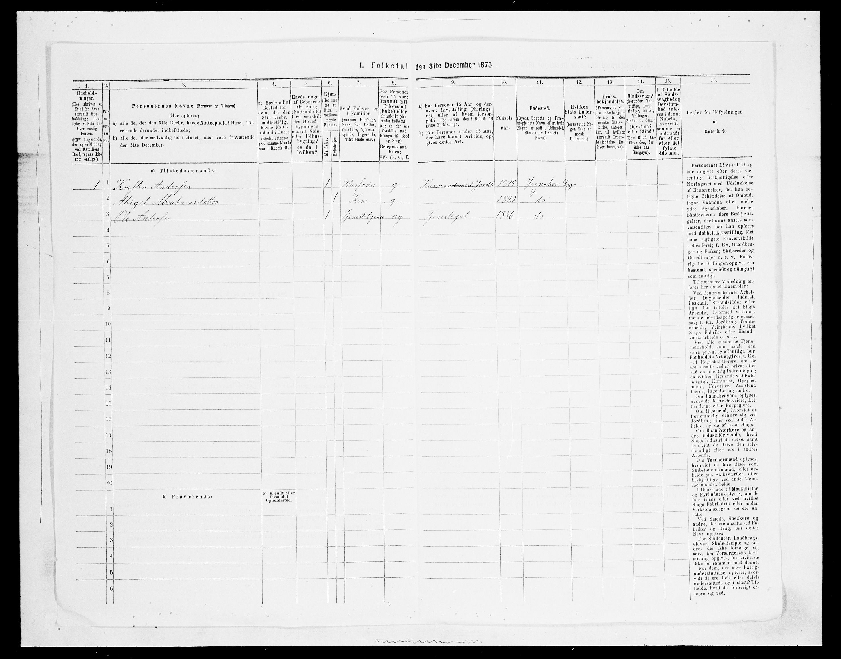 SAH, 1875 census for 0532P Jevnaker, 1875, p. 1700