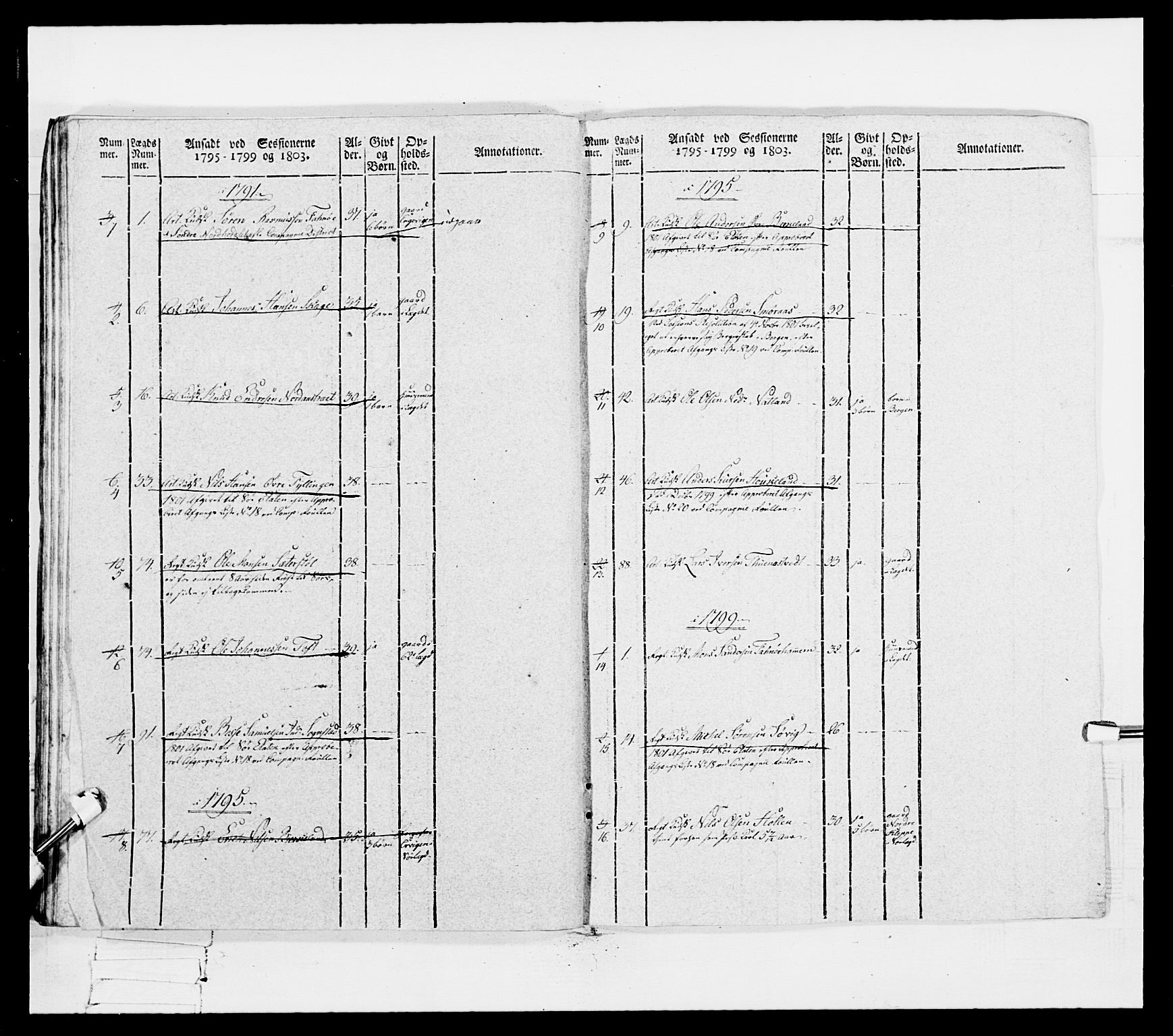 Generalitets- og kommissariatskollegiet, Det kongelige norske kommissariatskollegium, AV/RA-EA-5420/E/Eh/L0096: Bergenhusiske nasjonale infanteriregiment, 1791-1803, p. 471