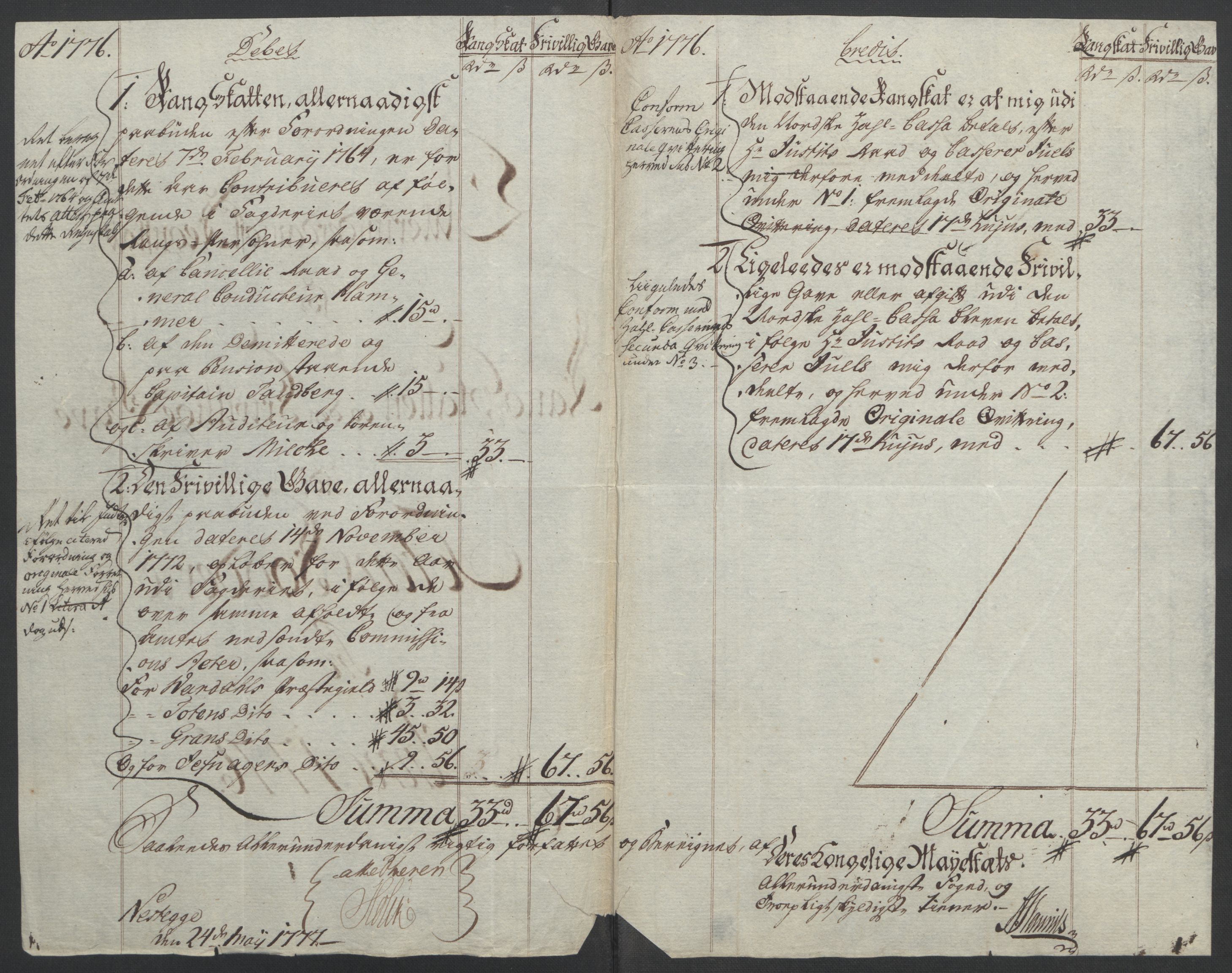 Rentekammeret inntil 1814, Reviderte regnskaper, Fogderegnskap, RA/EA-4092/R19/L1399: Fogderegnskap Toten, Hadeland og Vardal, 1762-1783, p. 408