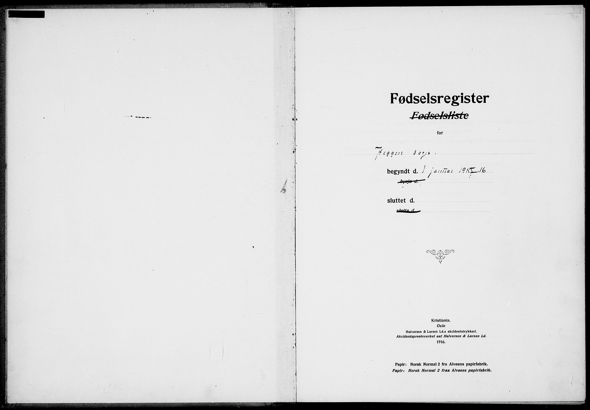 Modum kirkebøker, AV/SAKO-A-234/J/Ja/L0001: Birth register no. I 1, 1916-1923