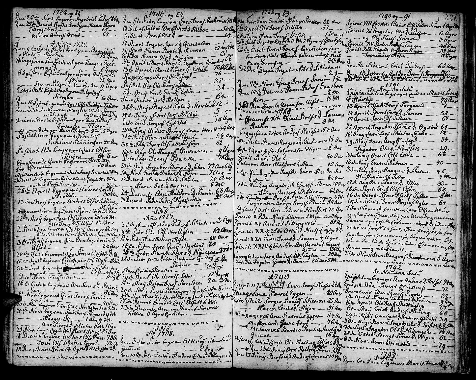 Ministerialprotokoller, klokkerbøker og fødselsregistre - Sør-Trøndelag, SAT/A-1456/618/L0438: Parish register (official) no. 618A03, 1783-1815, p. 221