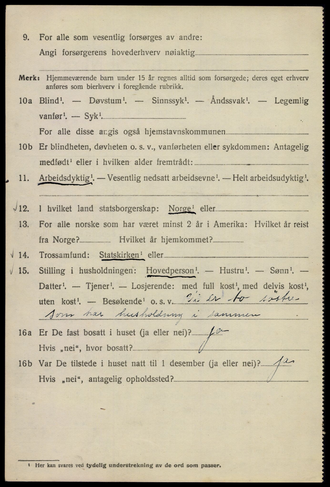 SAO, 1920 census for Kristiania, 1920, p. 407690