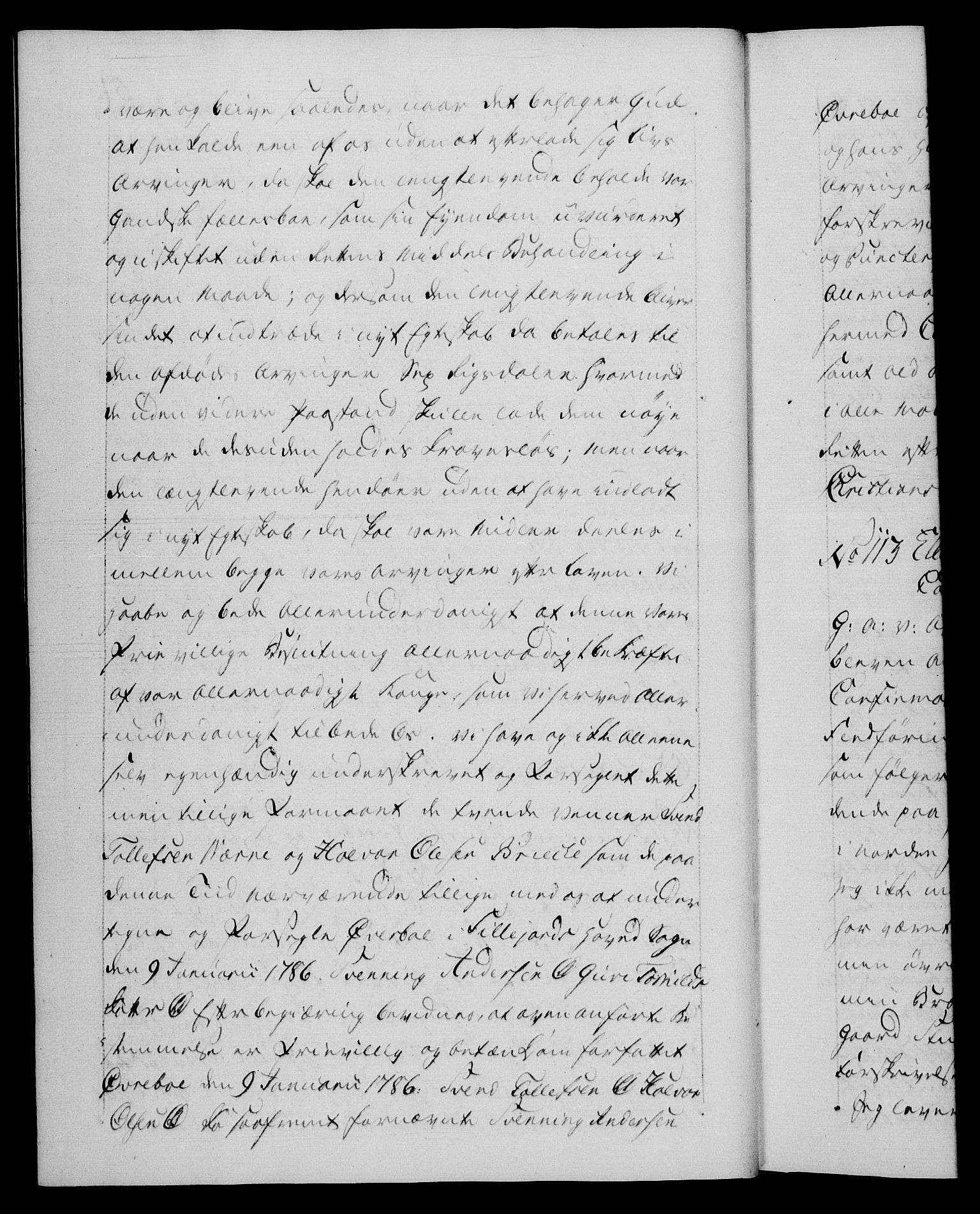 Danske Kanselli 1572-1799, RA/EA-3023/F/Fc/Fca/Fcaa/L0051: Norske registre, 1786-1787, p. 51b