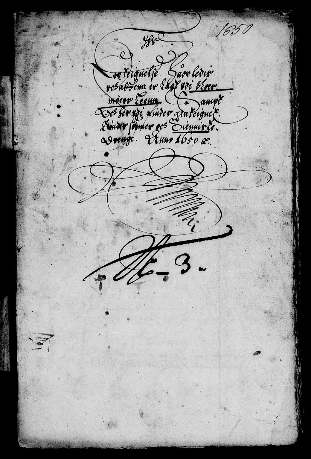Rentekammeret inntil 1814, Reviderte regnskaper, Lensregnskaper, AV/RA-EA-5023/R/Rb/Rbw/L0100: Trondheim len, 1650-1651